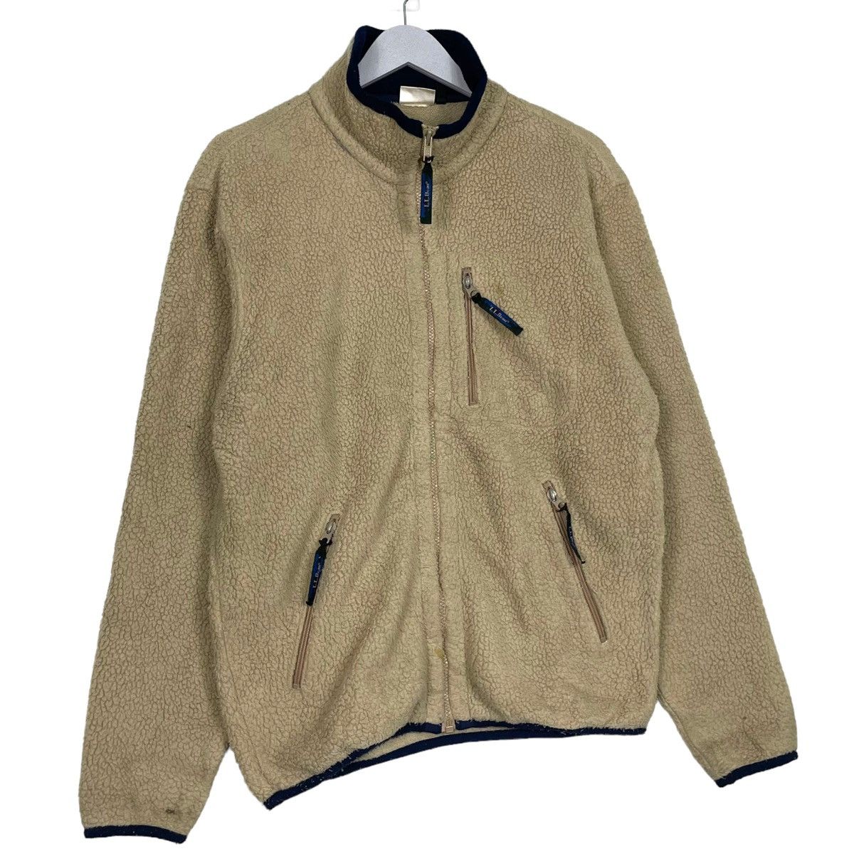 L.L. Bean × Other 💥Y2K LLBEAN DEEPILE FLEECE SWEATER ZIPPER JACKET Size US M / EU 48-50 / 2 - 3 Thumbnail