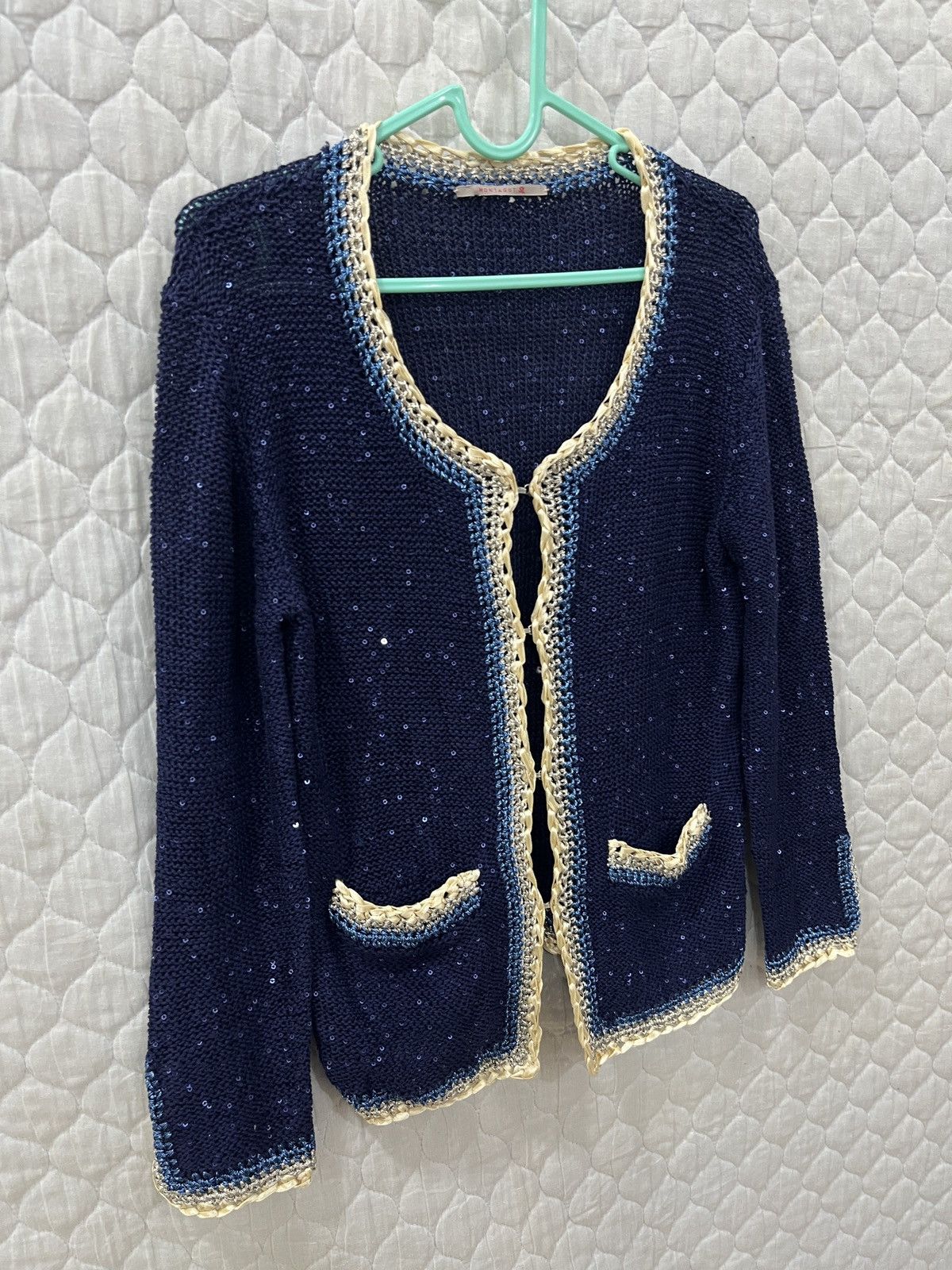 Montagut × Vintage (Qqqq). MONTAGUT CARDIGAN Size S / US 4 / IT 40 - 3 Thumbnail