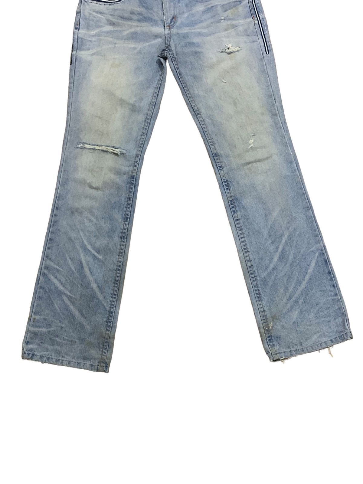 If Six Was Nine × Japanese Brand Vintage Yoshitomo Nara Lolita Japan Distressed Jean Size US 32 / EU 48 - 8 Thumbnail