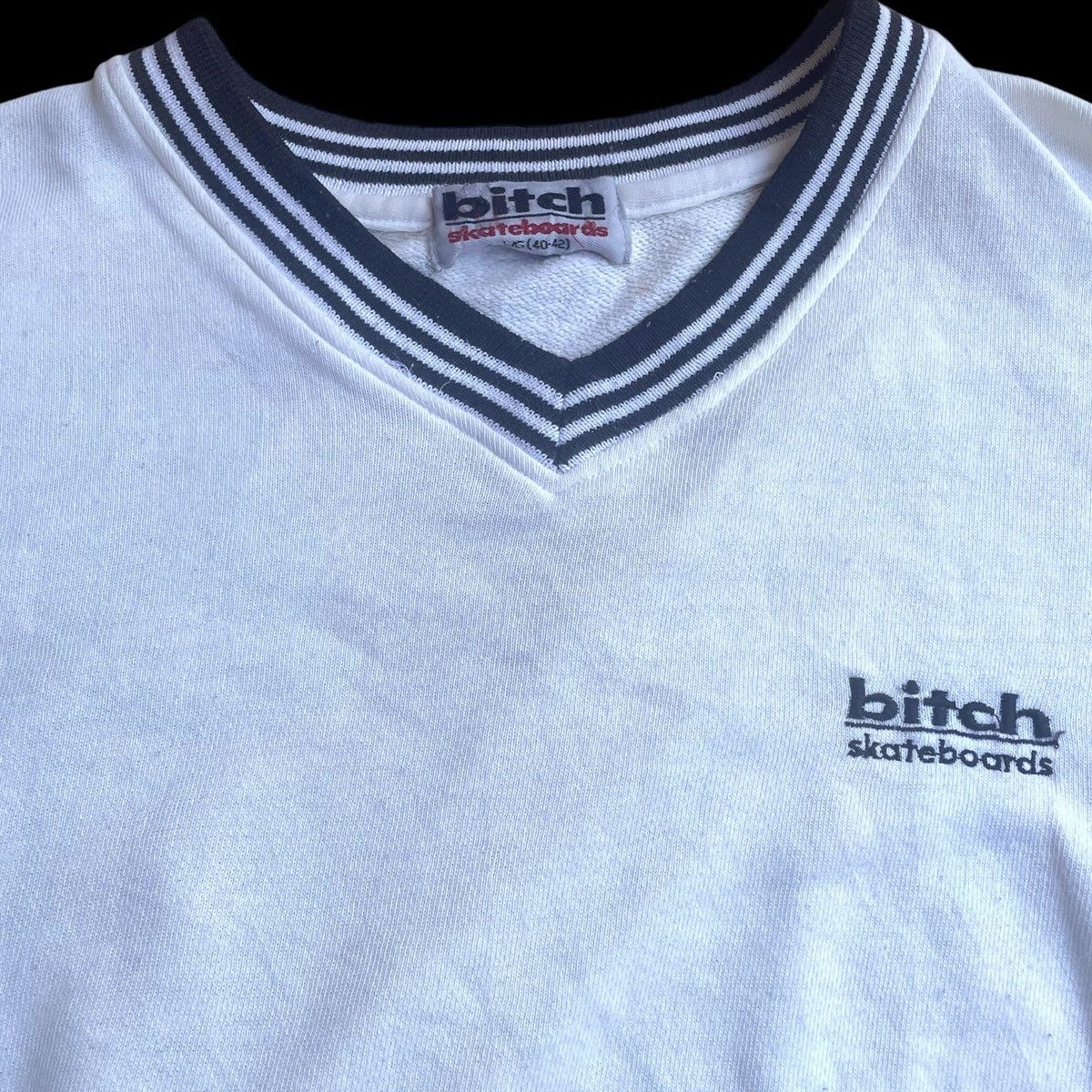 Girl Skateboards VINTAGE BITCH SKATEBOARDS EMBROIDERED SPELL OUT SWEATSHIRT Size US L / EU 52-54 / 3 - 3 Thumbnail