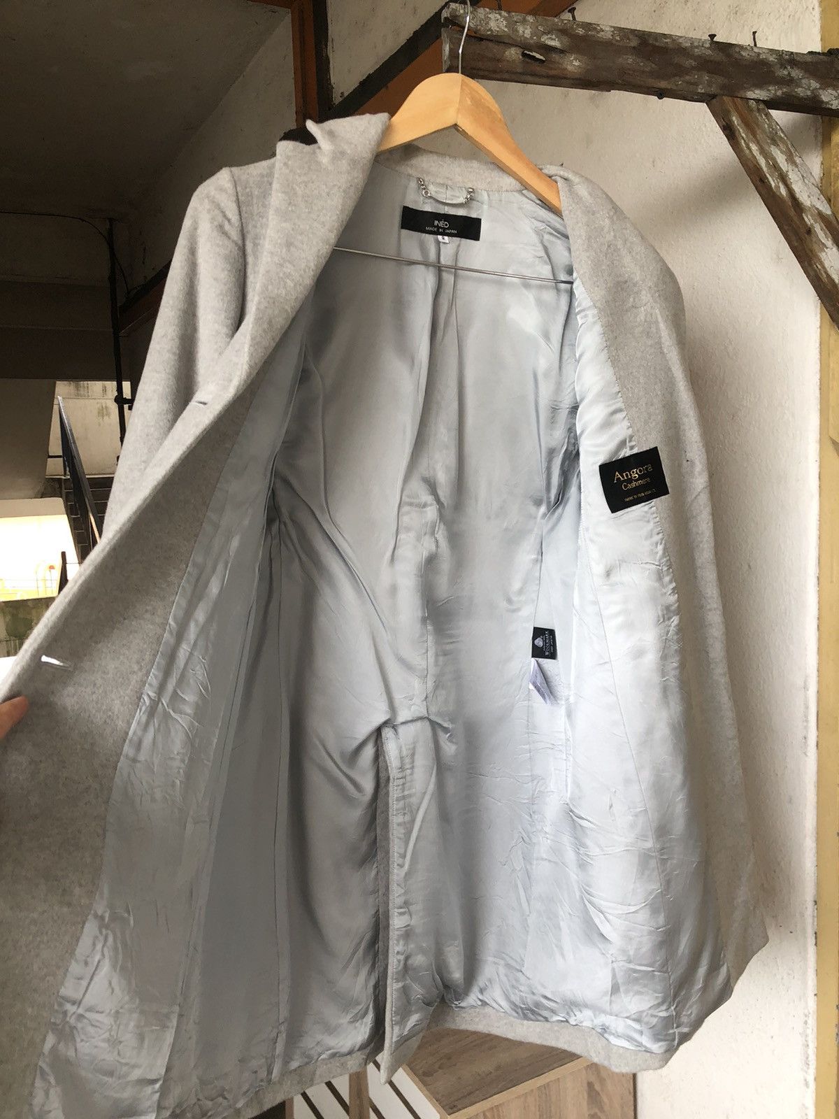 Yohji Yamamoto Fire🔥 Ined by Yohji Yamamoto Cashmere Long Coat Size M / US 6-8 / IT 42-44 - 20 Thumbnail