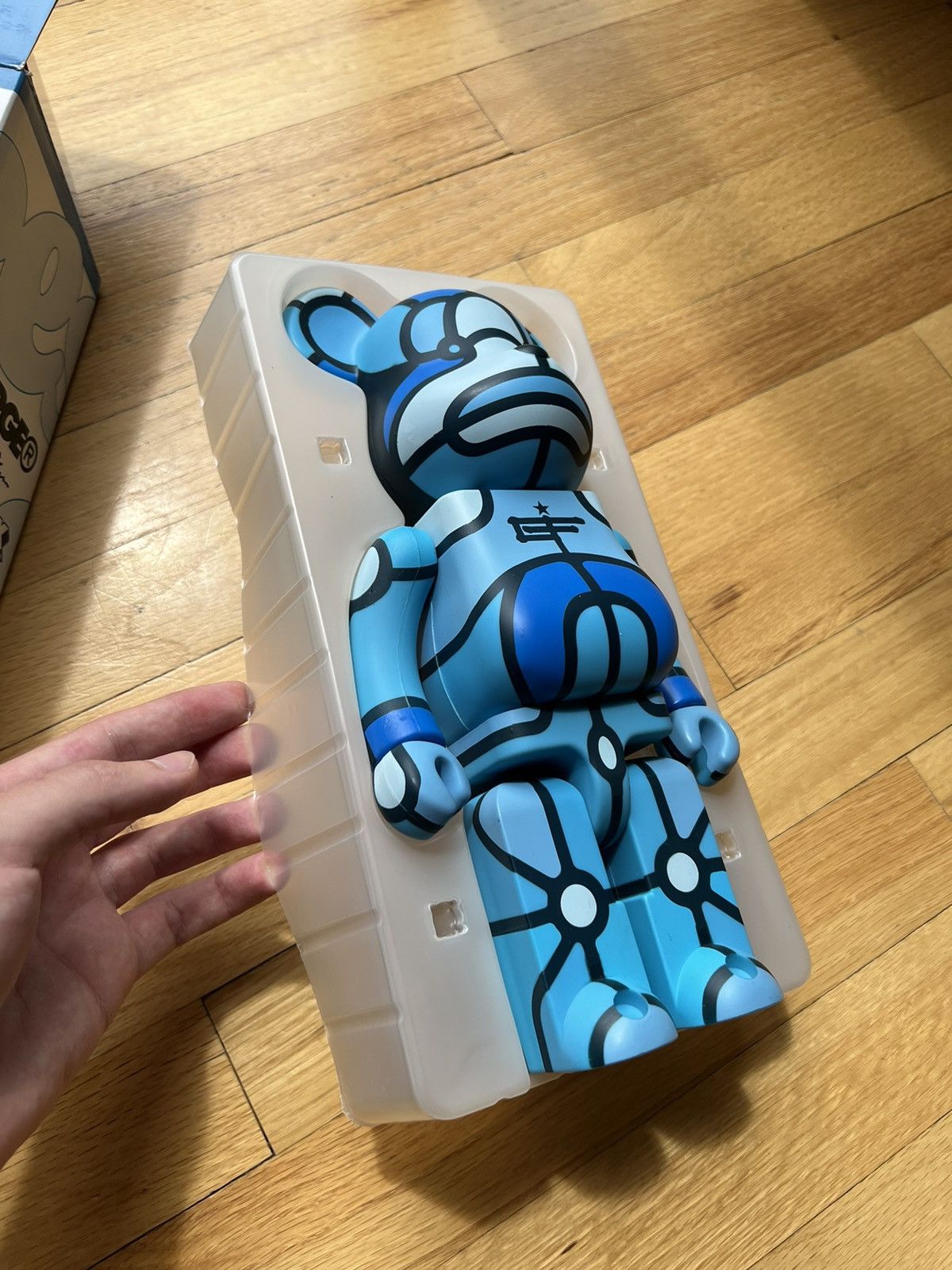 BE@RBRICK - BE＠BRICK XLARGE DAVID FLORES 400％ BE@RBRICK 400% XLARGE DAVID FLORES Purple MEDICOM TOY