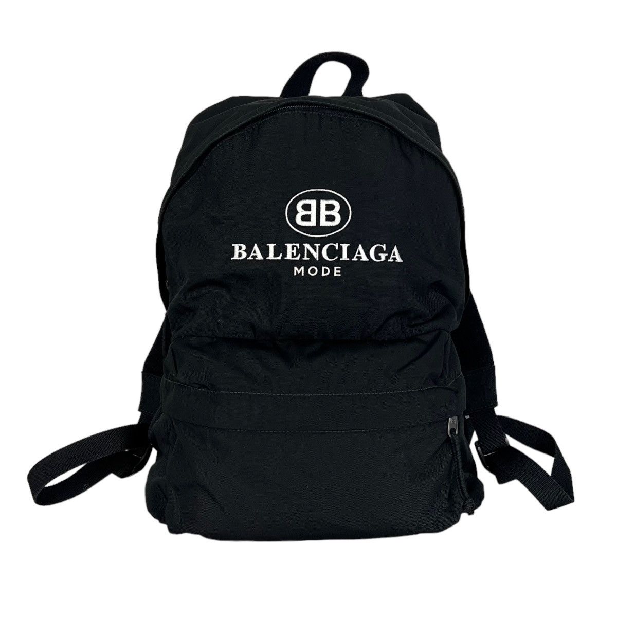 image of Balenciaga Bb Mode Explorer Backpack in Black, Men's