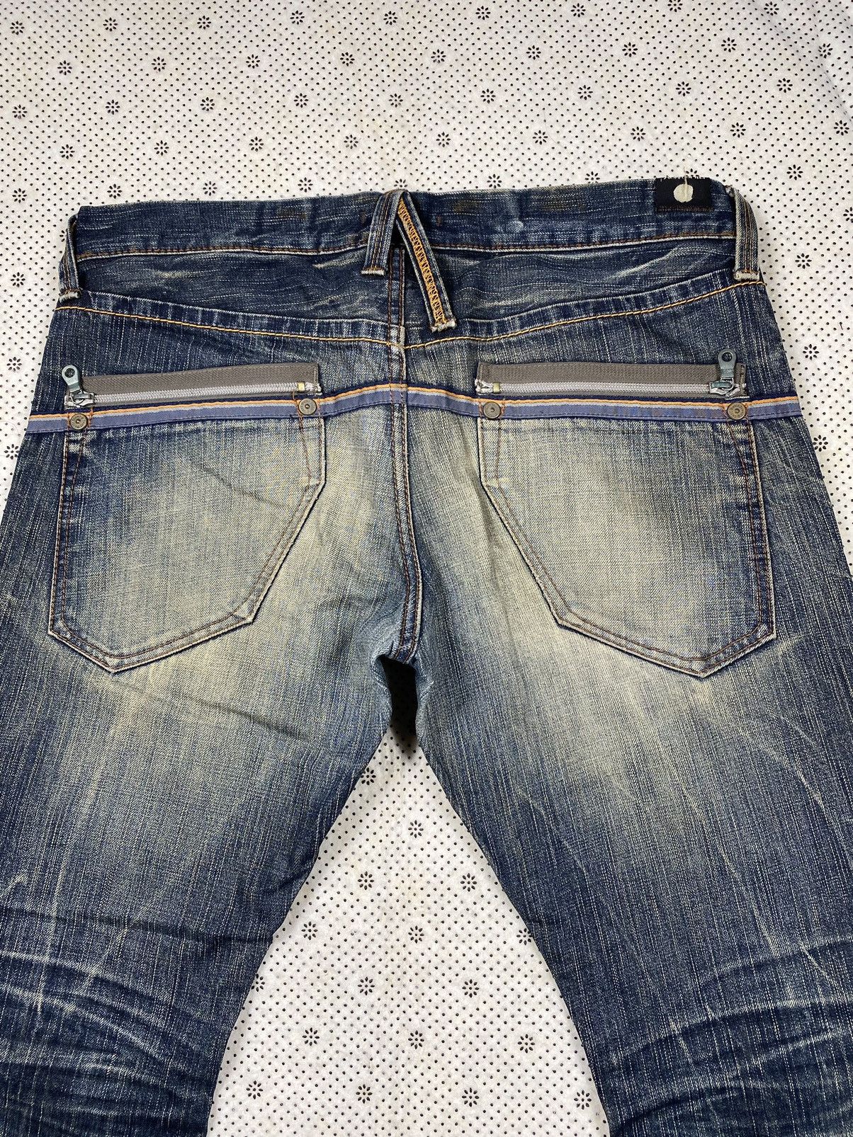 Japanese Brand Distressed Denim By Blue Way Size US 35 - 6 Thumbnail