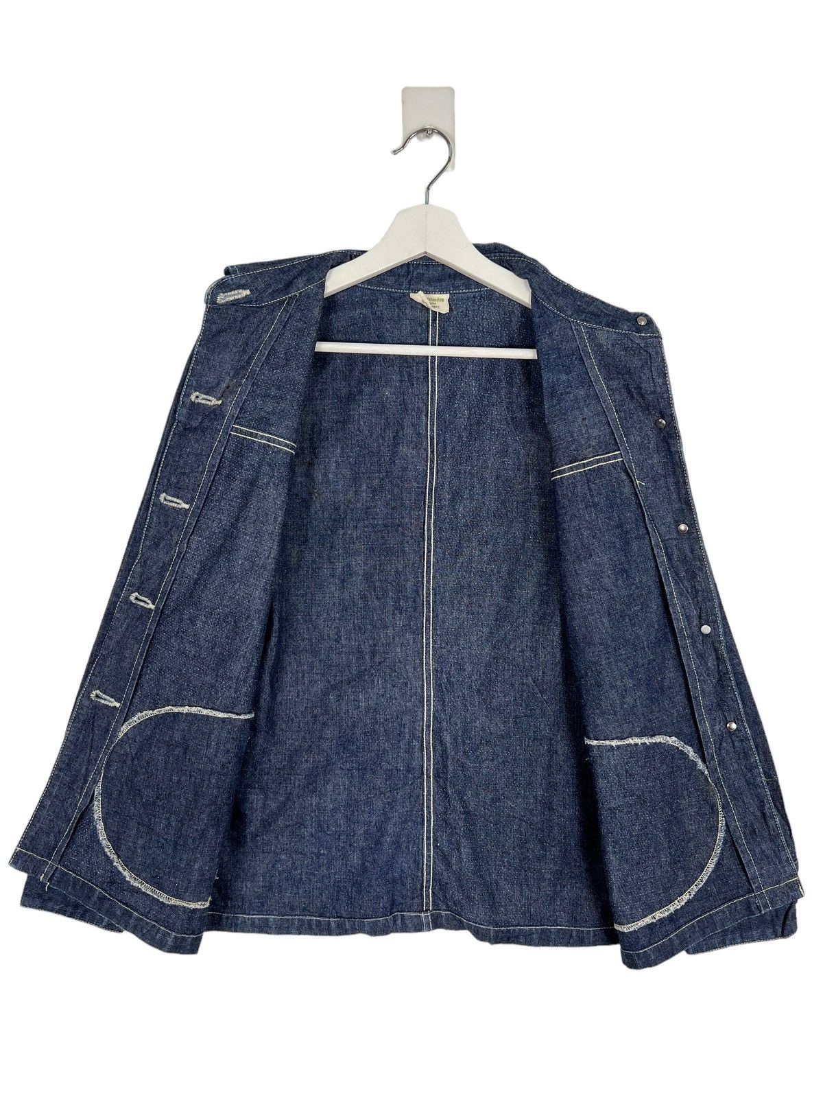 Japanese Brand 💥 DUNGAREES by JOHNBULL NAVY JACKET Size M / US 6-8 / IT 42-44 - 7 Thumbnail
