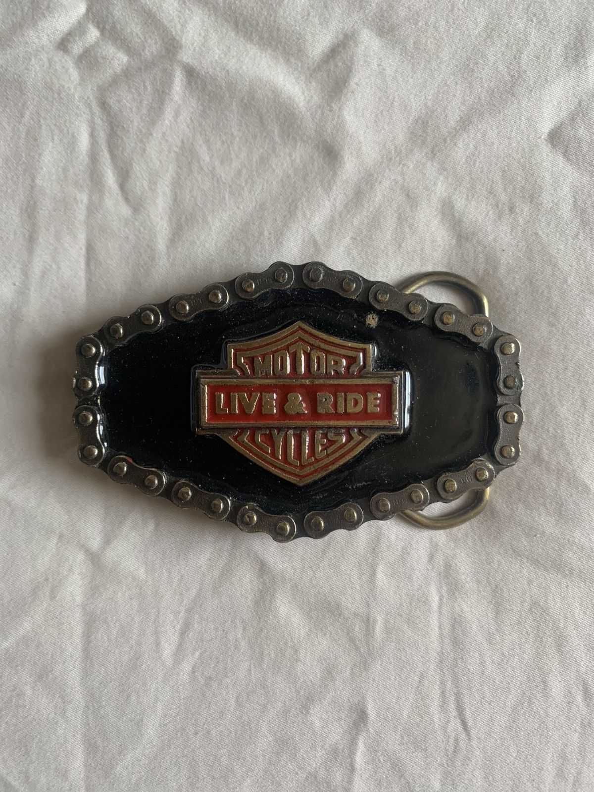 Live&Ride Vintage Belt Buckle