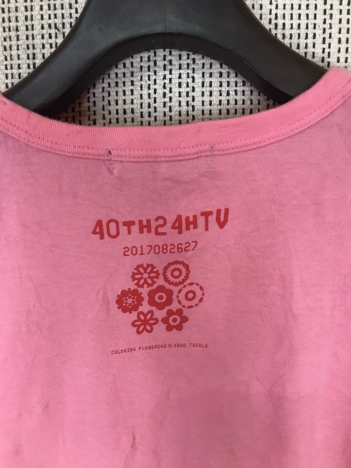 Japanese Brand × Takashi Murakami × Vintage ‼️VINTAGE 24 HOUR TELEVISION MURAKAMI FLOWER ‼️ Size US M / EU 48-50 / 2 - 5 Thumbnail