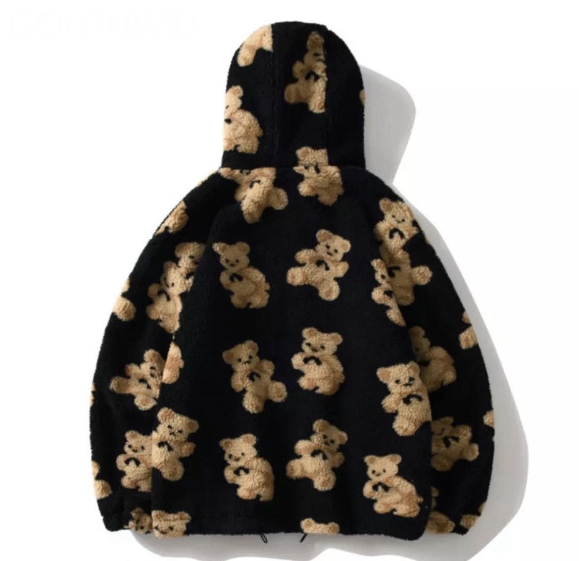 Designer × Japanese Brand Bear Print Full Zip Hoodie Size US XL / EU 56 / 4 - 5 Thumbnail