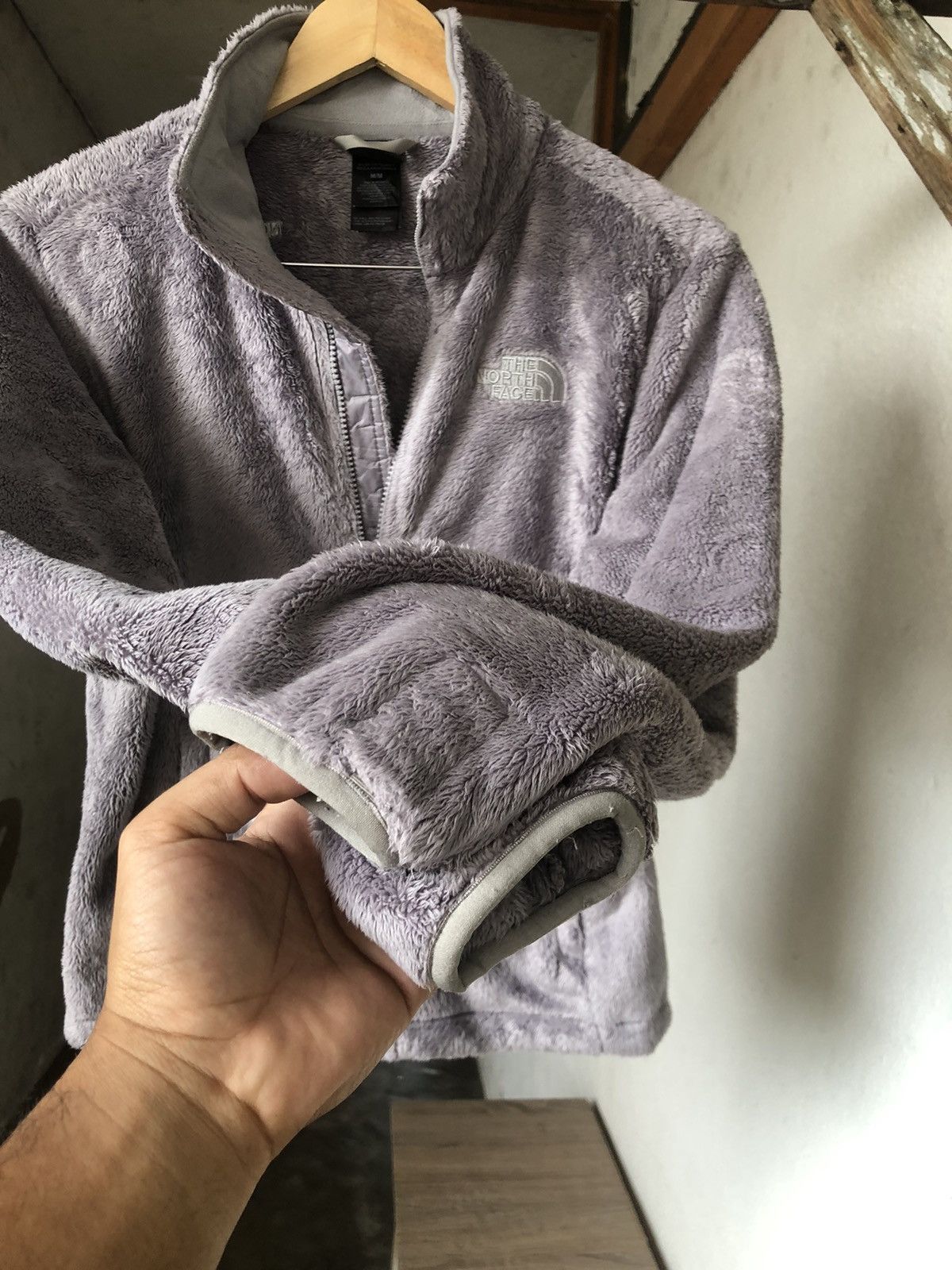The North Face The North Face Light Grey Fleece Jacket Womens Size M / US 6-8 / IT 42-44 - 9 Thumbnail