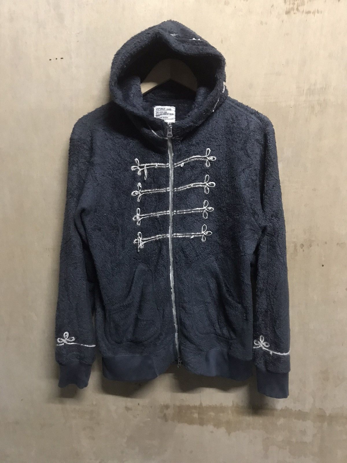 Vintage Japanese Brand Vaporize Fleece Men's Zipper Hoodies | Grailed