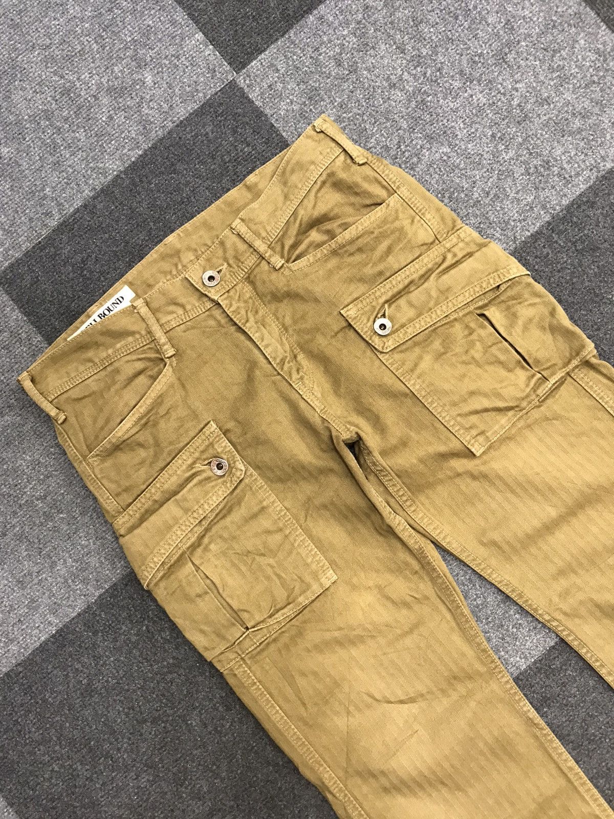 Japanese Brand × Spellbound Very Rare Archival SPELLBOUND Japan HBT Military Cargo Pant Size US 29 - 2 Thumbnail