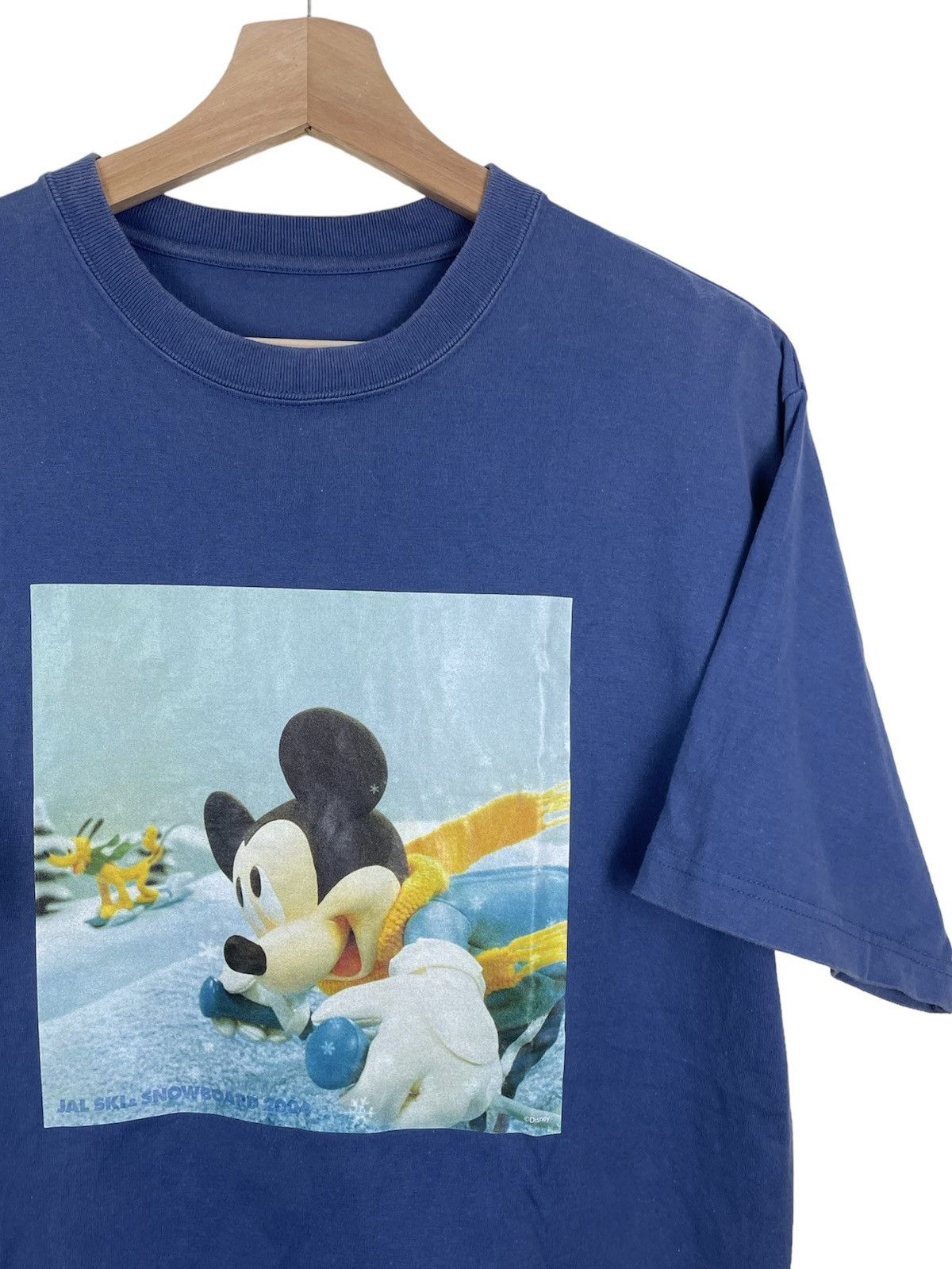 Japanese Brand × Mickey Mouse × Vintage 2004 JAL Ski Snowboard x Disney Mickey Promo Tee Size US M / EU 48-50 / 2 - 3 Thumbnail