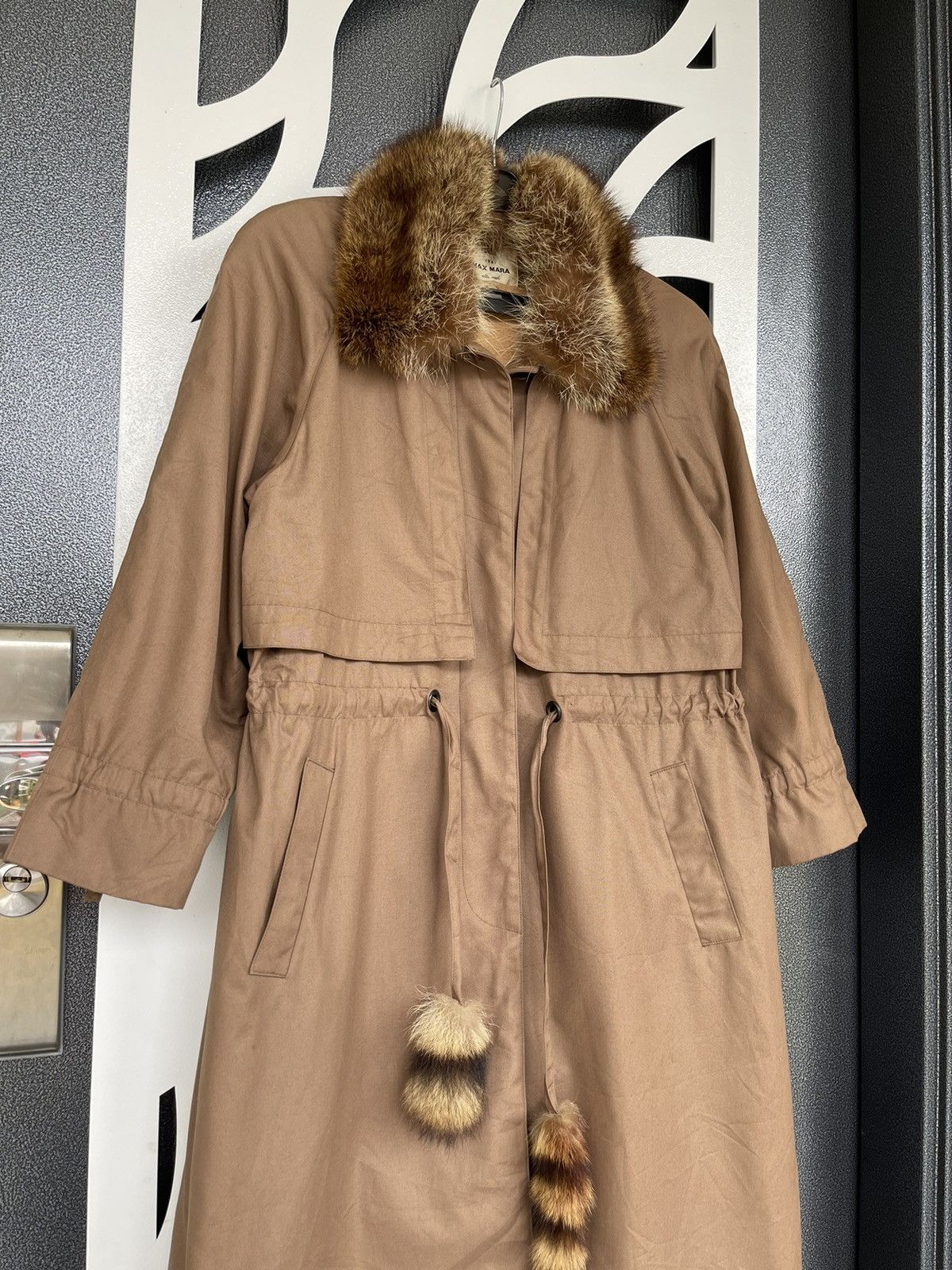 Japanese Brand × Max Mara VINTAGE MAX MARA FAUX FUR COLLAR OVER JACKET Size L / US 10 / IT 46 - 5 Thumbnail