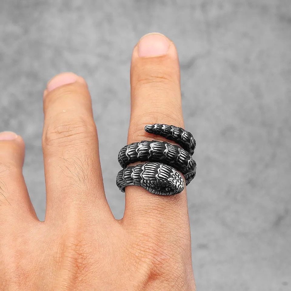 Other Creative Unique Snake Rings Size ONE SIZE - 2 Thumbnail