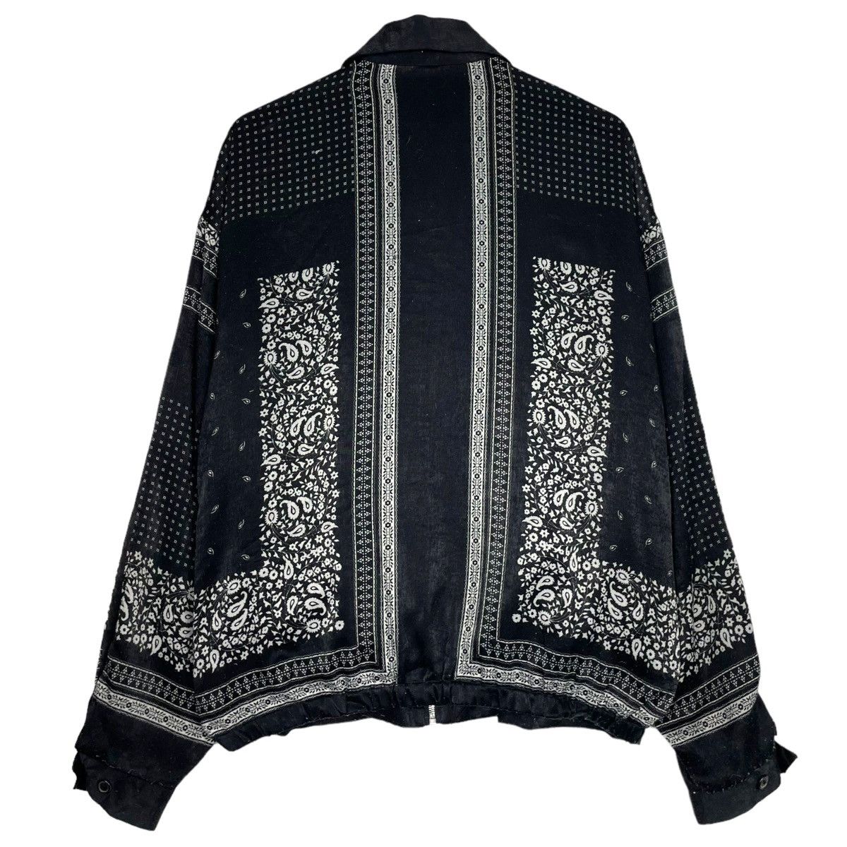 Japanese Brand STEAL💥ZARA PAISLEE PRINTED CHICANOS STYLE JACKET Size US XL / EU 56 / 4 - 8 Thumbnail