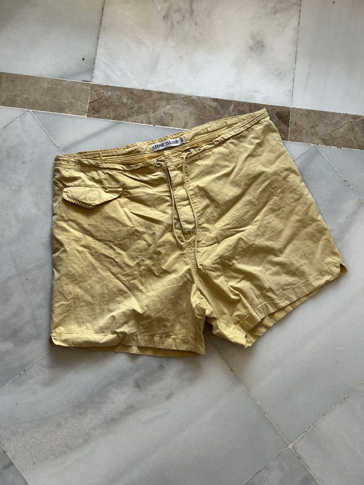 Stone Island Stone island marina vintage rare swim shorts Size US 33 - 4 Thumbnail