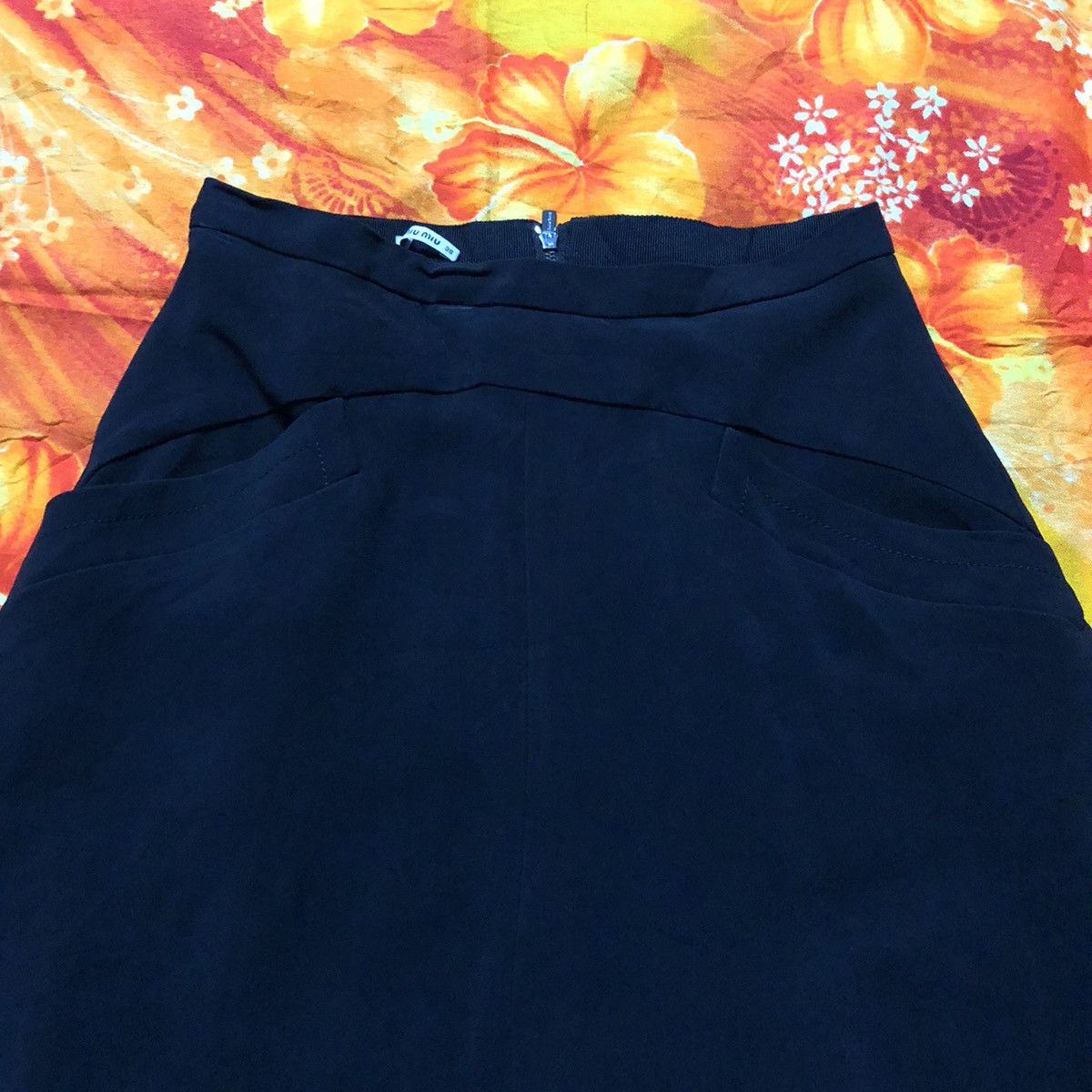 Miu Miu Miu Miu designer black pockets mini skirts Size 25" / US 0 / IT 36 - 3 Thumbnail