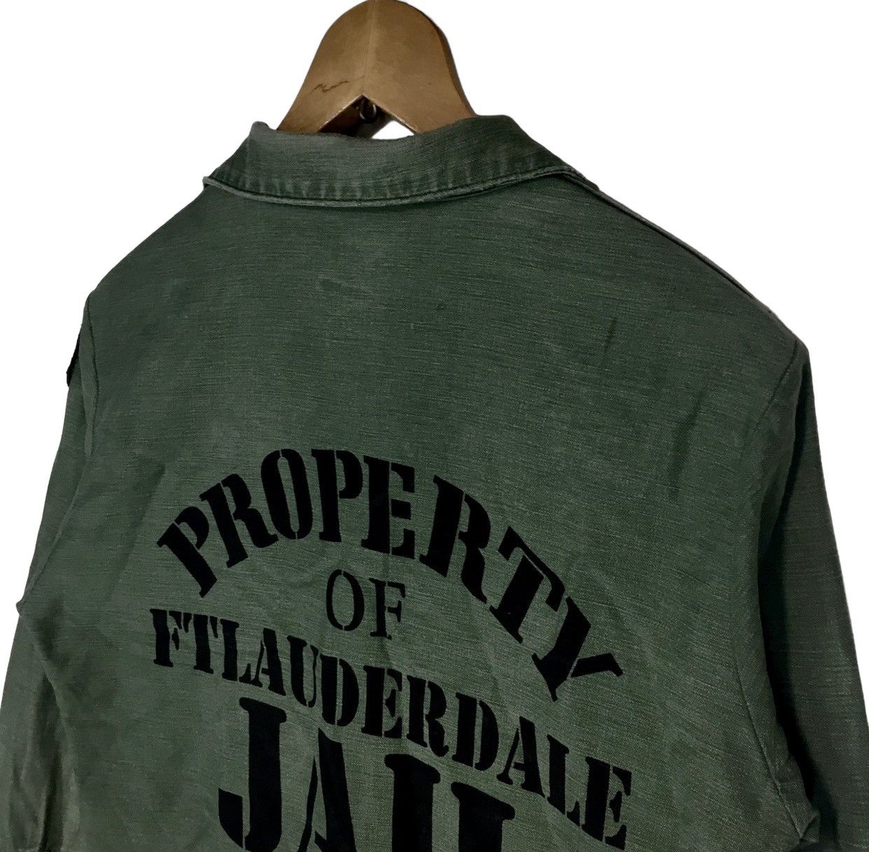 Vintage Rare‼️Vtg 1972 Military Issue Jail Property Spellout Jacket Size US M / EU 48-50 / 2 - 11 Thumbnail