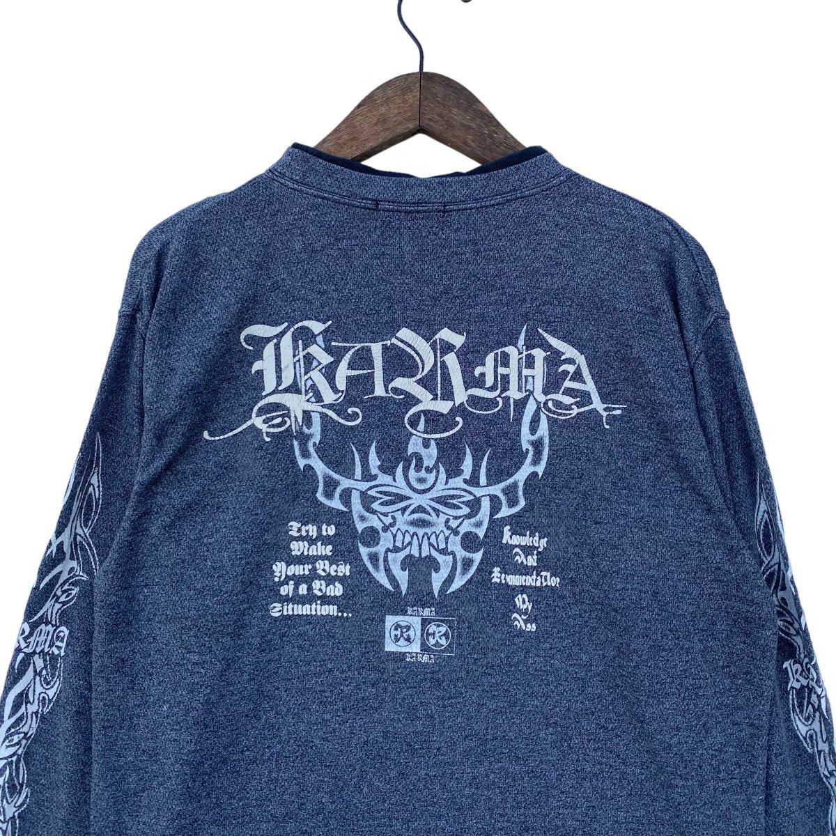 Japanese Brand × Seditionaries Karma Mantra Long Sleeves Shirt Size US L / EU 52-54 / 3 - 3 Thumbnail