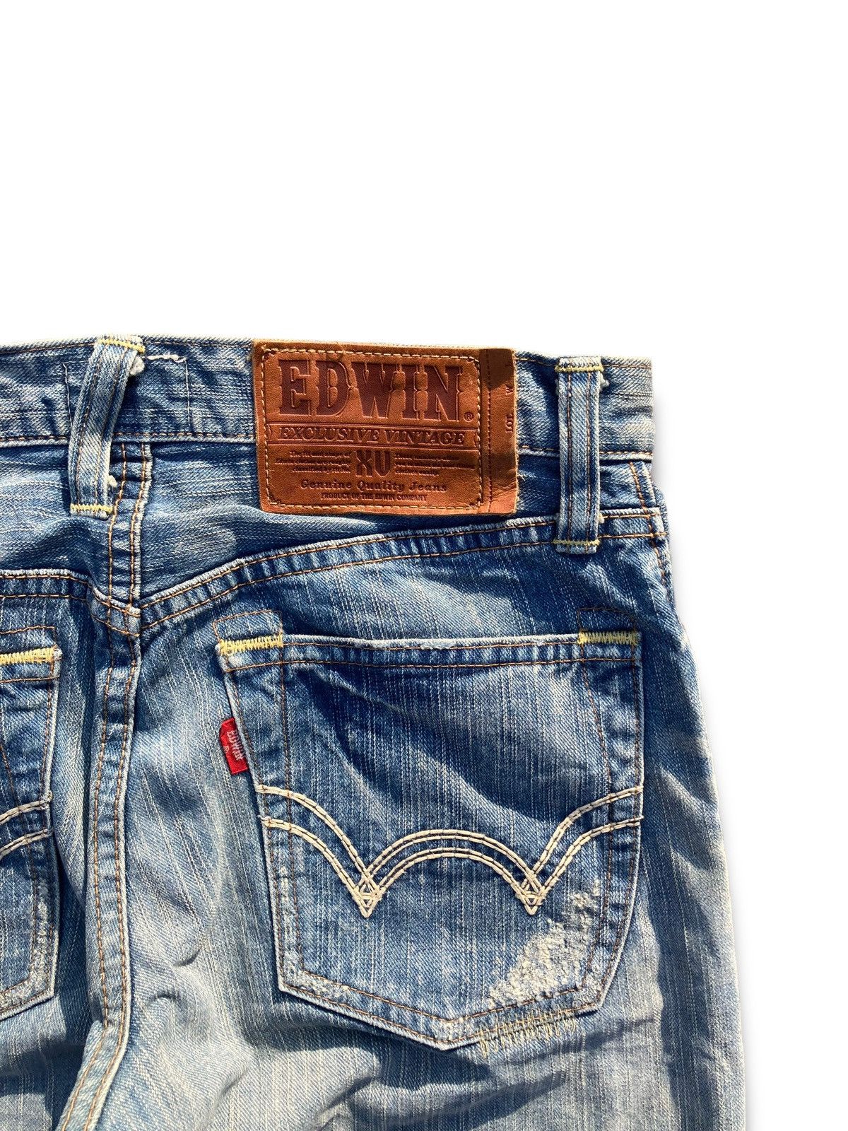 Edwin Vintage Y2K Edwin Straight Kaihara Jeans Size US 30 / EU 46 - 16 Thumbnail