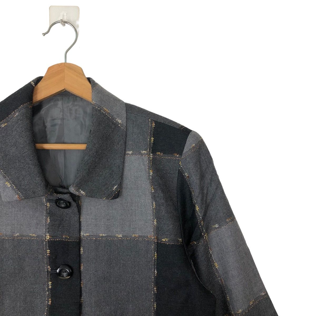 Issey Miyake VINTAGE JAPAN JACKET TARTAN DESIGN ISSEY MIYAKE STYLE Size US M / EU 48-50 / 2 - 5 Thumbnail