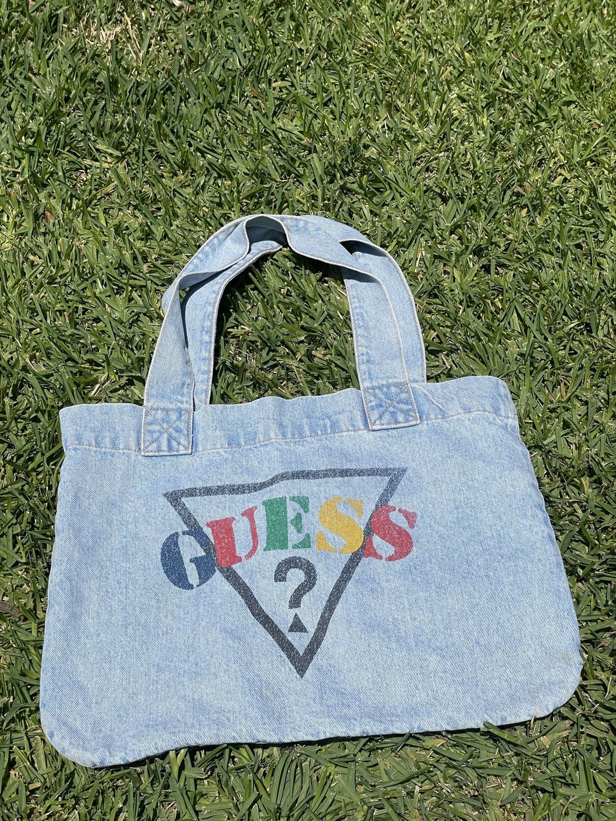 Vintage Vintage 90'S Guess Denim Tote Bag | Grailed