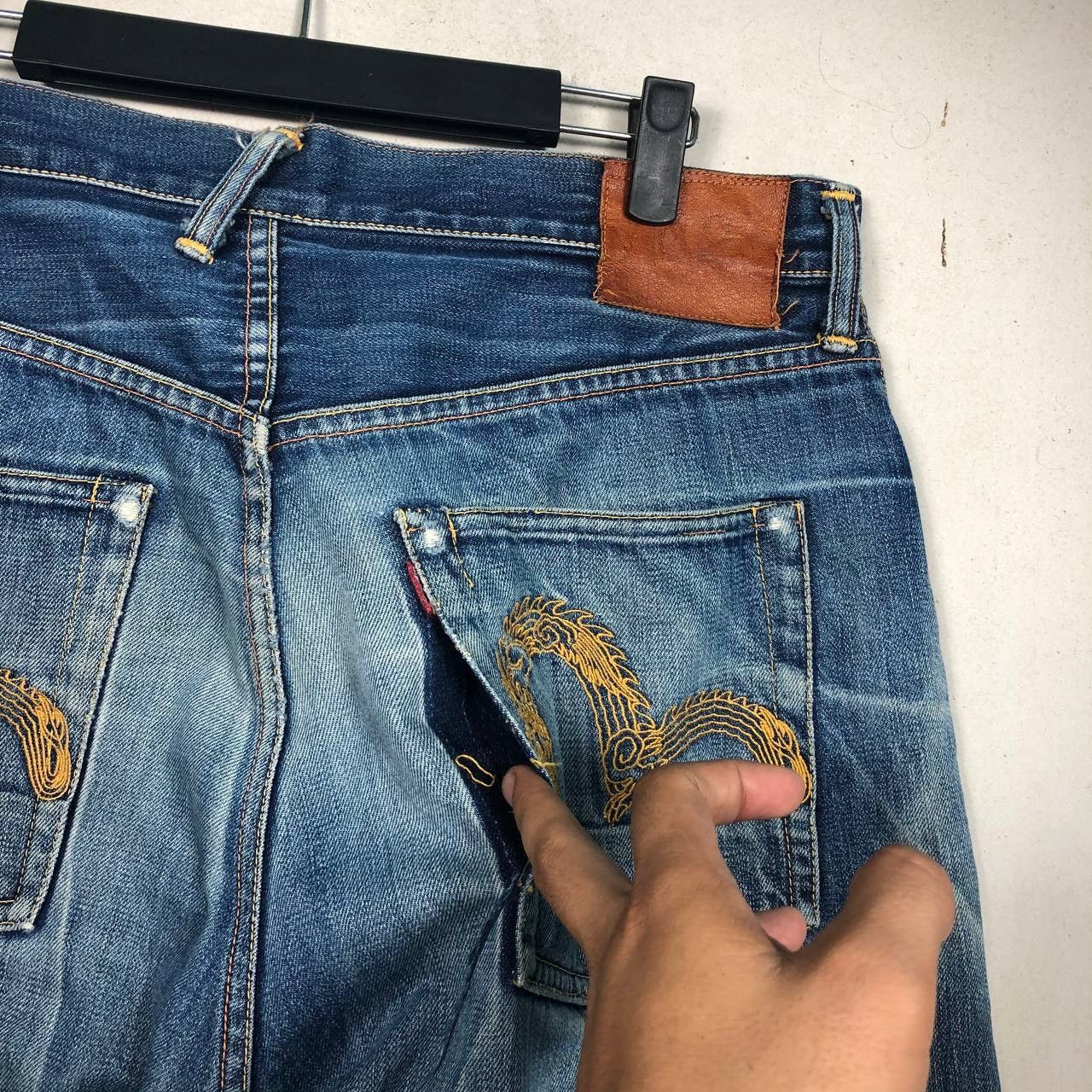 Evisu Distressed Evisu Selvedge Trash Jeans Destroyed Denim Size US 35 - 10 Thumbnail