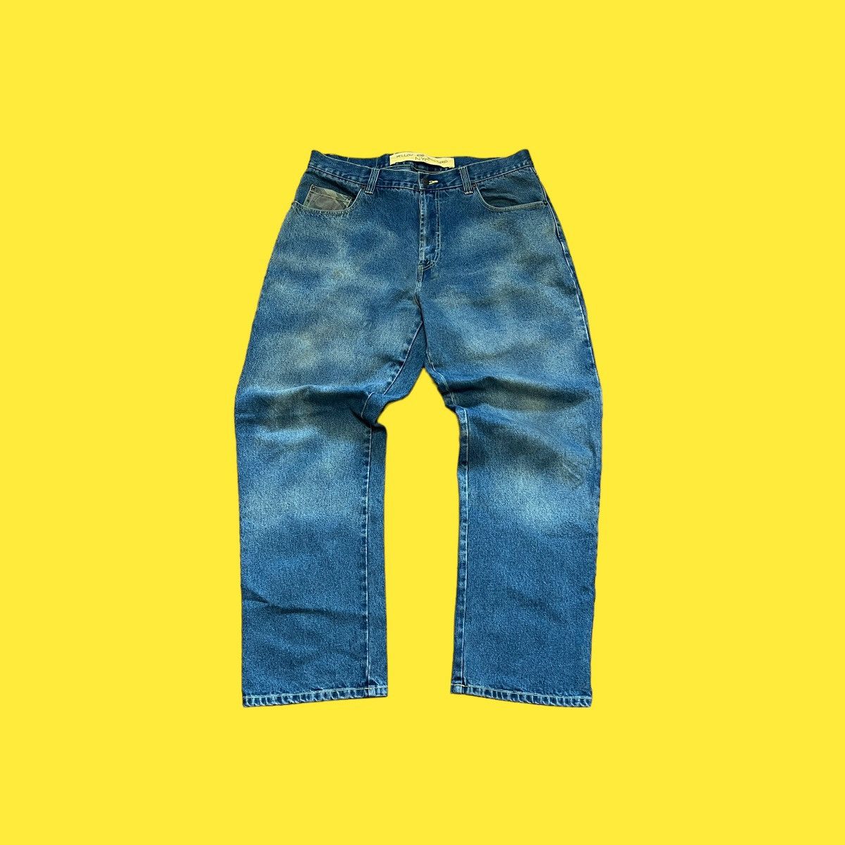 Yellow Rat Vintage 2000s Yellow Rat Bastard Baggy Overdye Jeans | Grailed