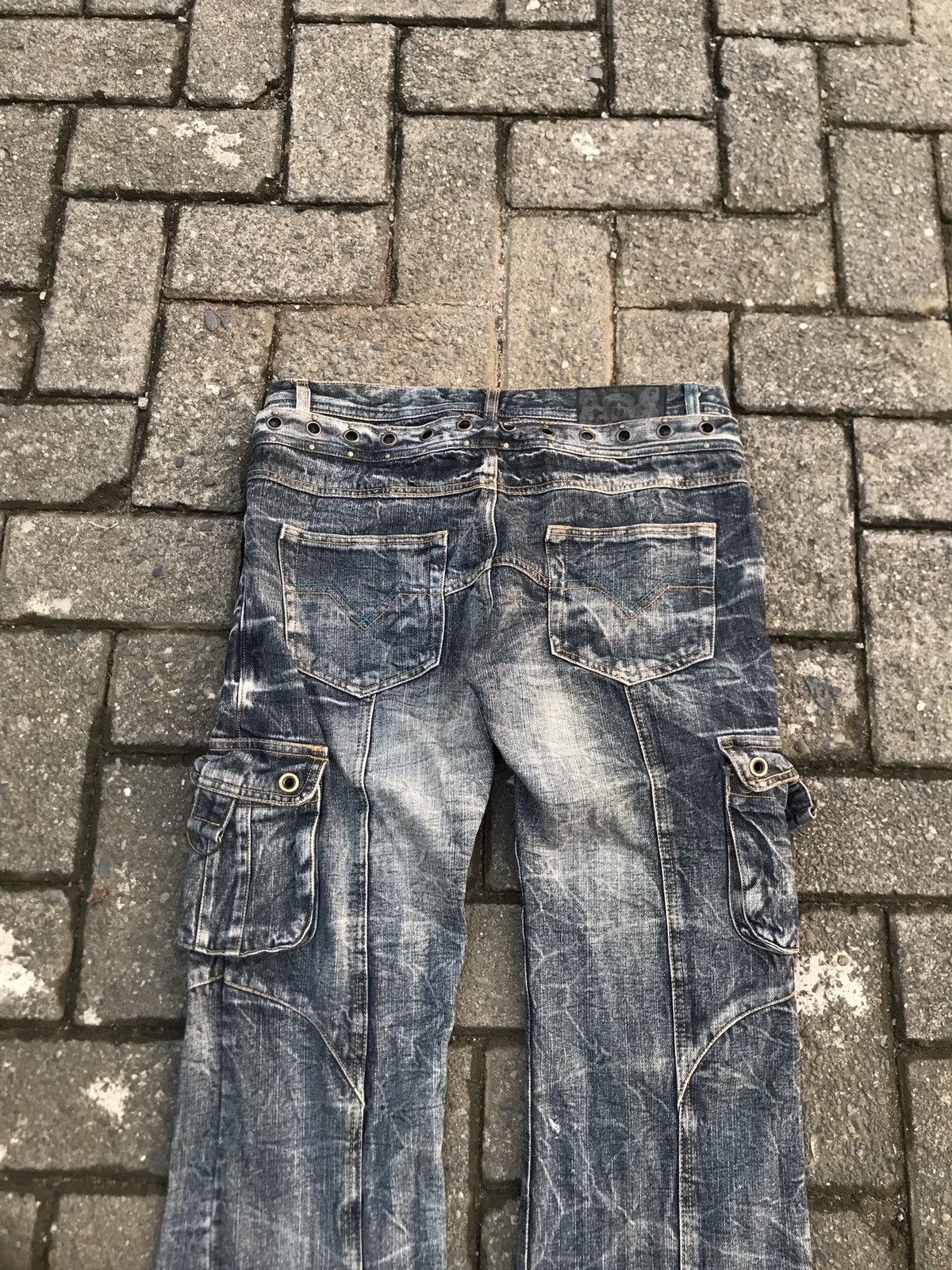 Japanese Brand Japanese brand Lowbox double waist denim Size US 33 - 10 Thumbnail
