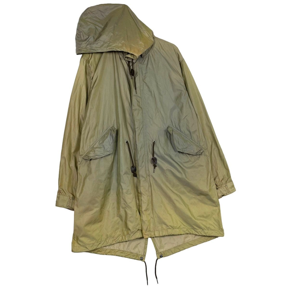 Paul Smith × Vintage 💥PAUL SMITH SUNFADED HOODIE NYLON PARKA Size US L / EU 52-54 / 3 - 3 Thumbnail