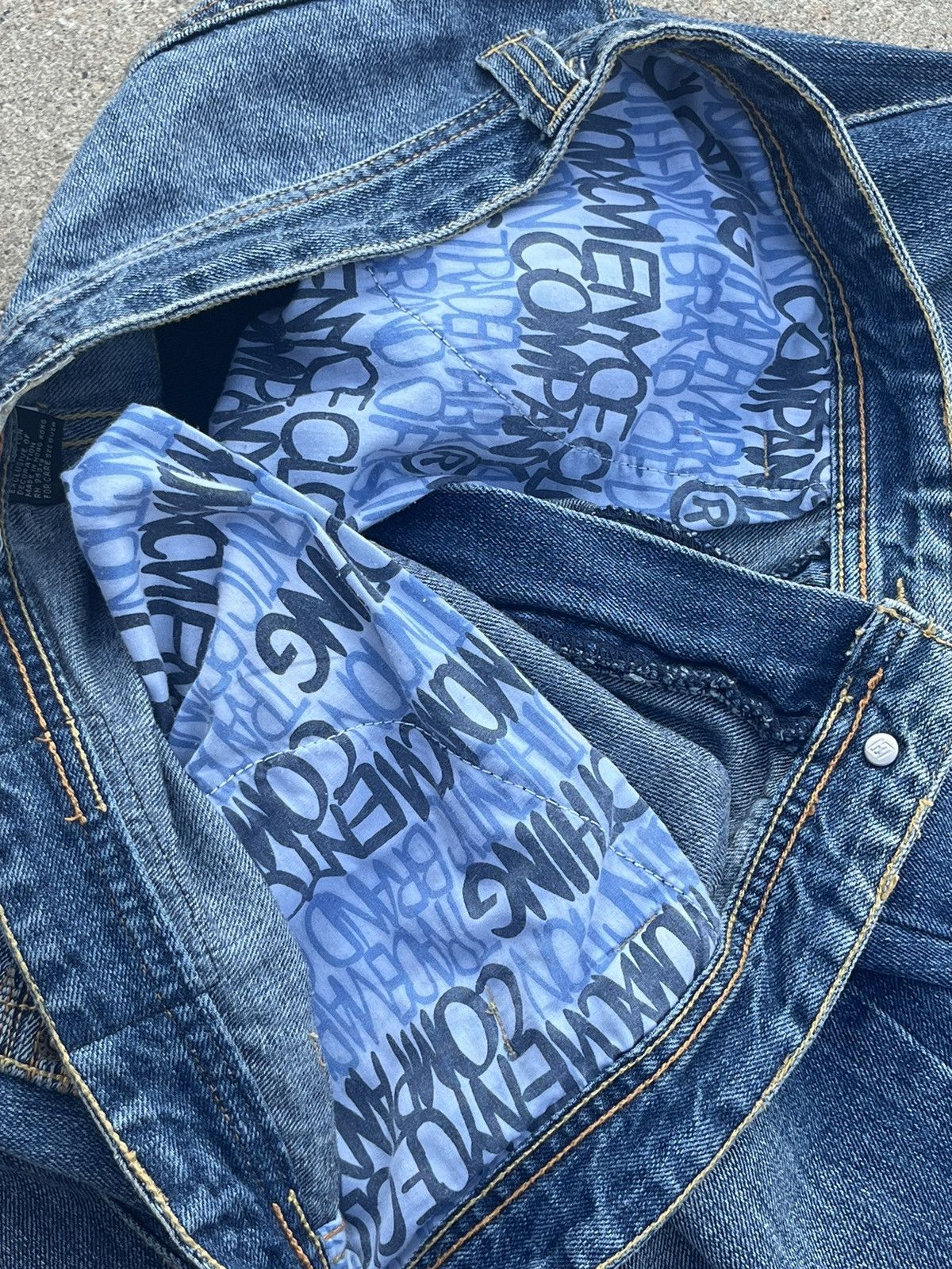 Enyce × Vintage VINTAGE Y2K ENYCE BAGGY JEANS Size US 36 / EU 52 - 18 Thumbnail