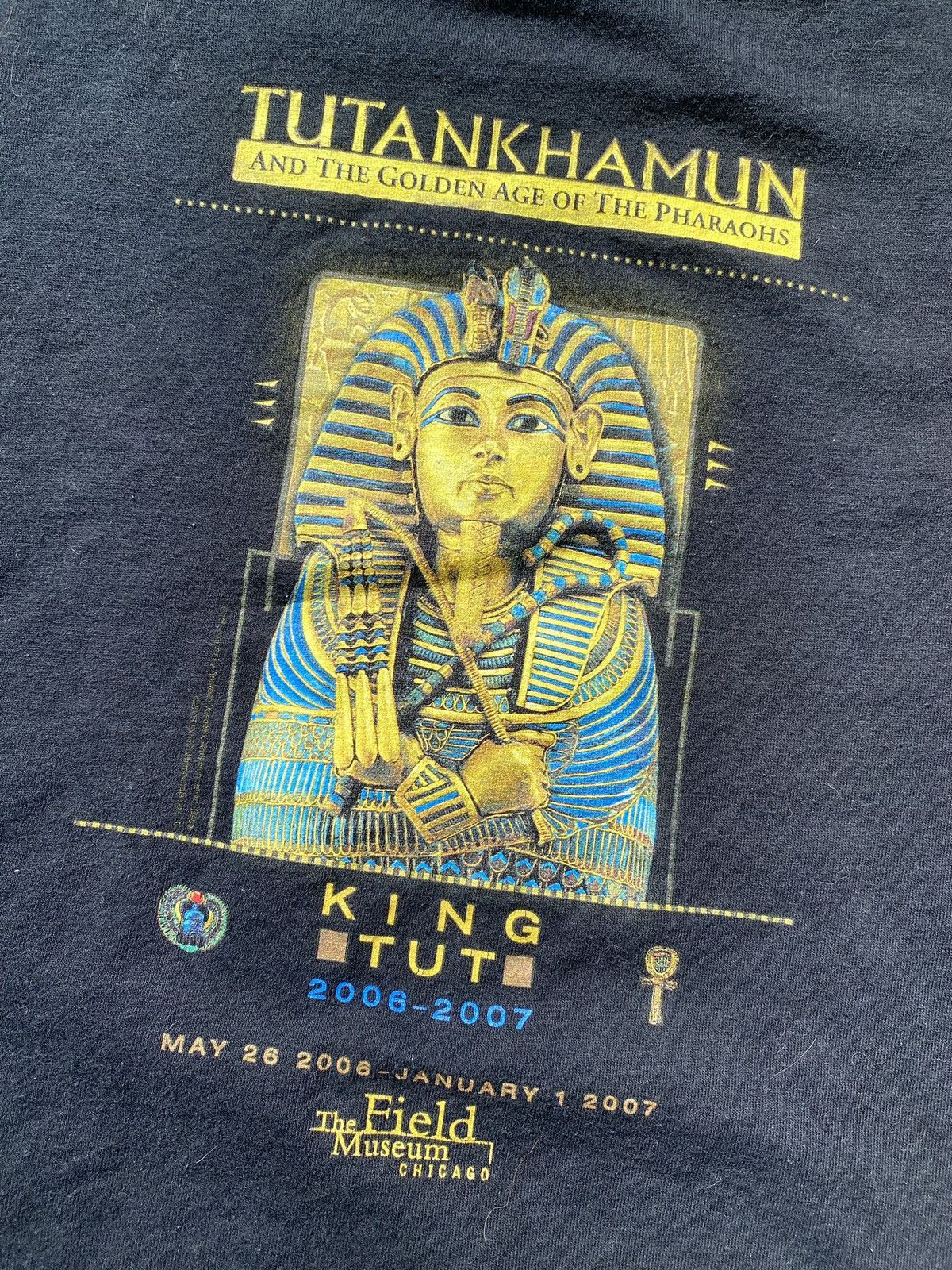 Vintage Crazy vintage Egypt field museum chicago king tut tee Size US XL / EU 56 / 4 - 2 Thumbnail