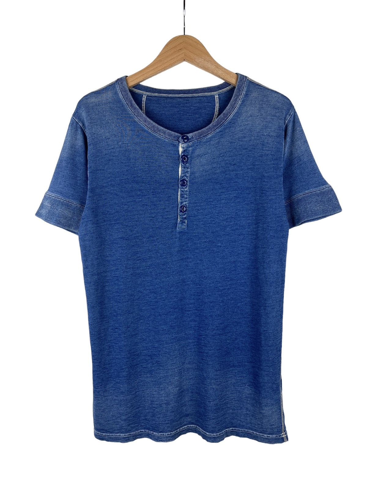 Kapital Kapital ‘1985” Indigo Button Tshirt Size US S / EU 44-46 / 1 - 1 Thumbnail