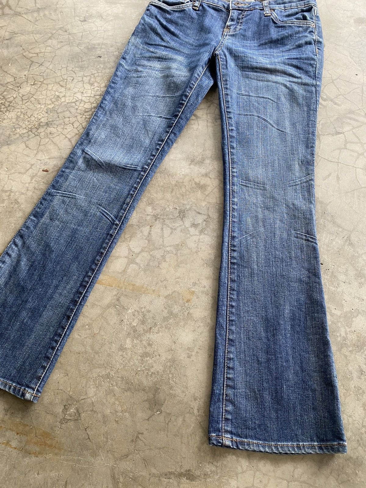 Charlotte Stone × Japanese Brand Flare Jeans Charlotte Russe Everyday Boot Size 28" / US 6 / IT 42 - 7 Thumbnail