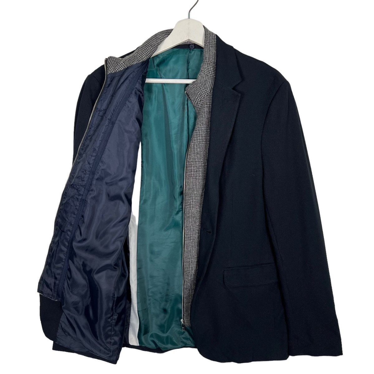 Japanese Brand × Zara 🔥 ZARA LAYERED BLAZER JACKET Size US L / EU 52-54 / 3 - 6 Thumbnail