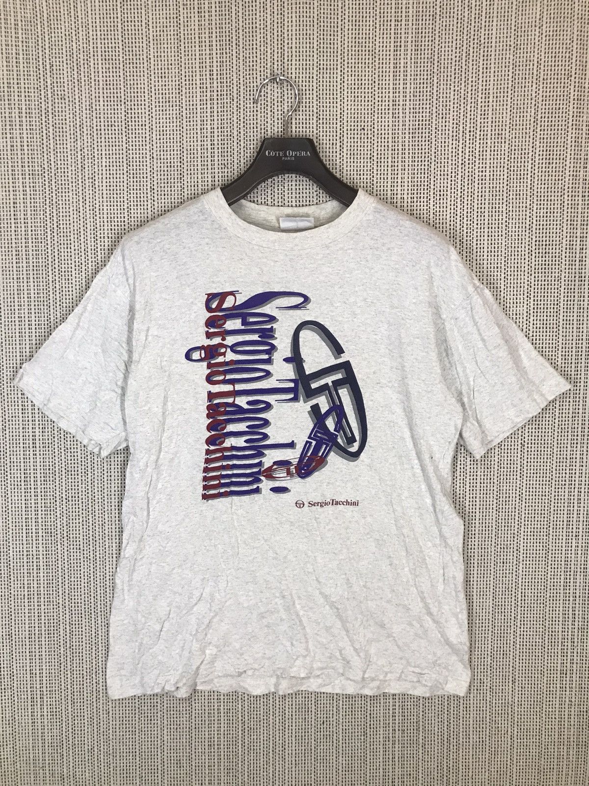 Sergio Tacchini ‼️VINTAGE SERGIO TACCHINI TSHIRT SPELLOUT ‼️ Size US L / EU 52-54 / 3 - 1 Thumbnail