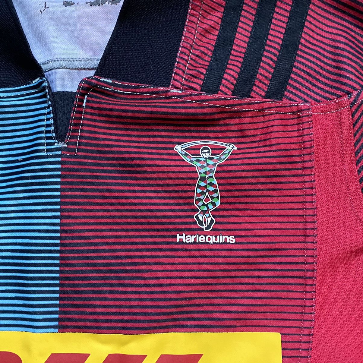 Adidas ADIDAS DHL HARLEQUINS RYAN FOOTBALL T SHIRT Size US L / EU 52-54 / 3 - 4 Thumbnail