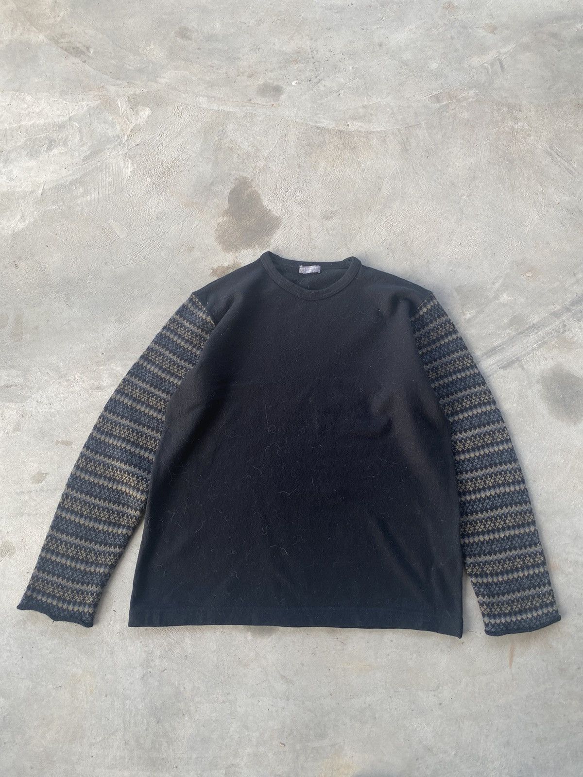 Comme des Garcons COMME DES GARCONS HOMME LONG SLEEVE TEE BLACK Size US M / EU 48-50 / 2 - 1 Thumbnail