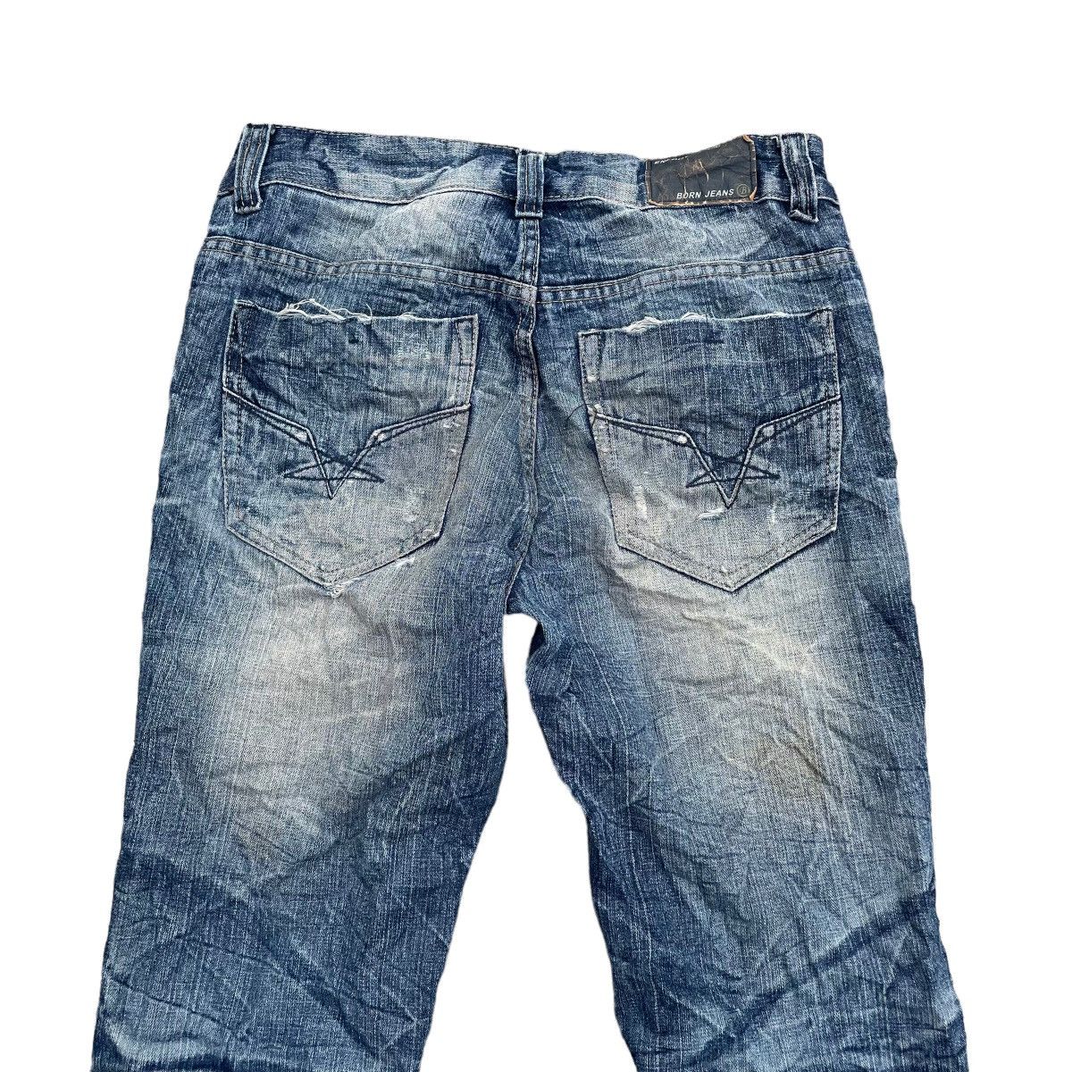 If Six Was Nine × Japanese Brand × Le Grande Bleu (L.G.B.) VINTAGE BORN JEANS STONE WASHED DISTRESSED DENIM PANTS Size US 31 - 8 Thumbnail