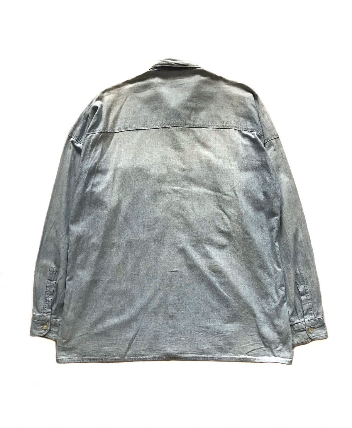 CLOSED × Marithe + Francois Girbaud VINTAGE CLOSED X MARITHE FRANCOIS GIRBAUD SNAP BUTTON UP Size US XL / EU 56 / 4 - 2 Thumbnail
