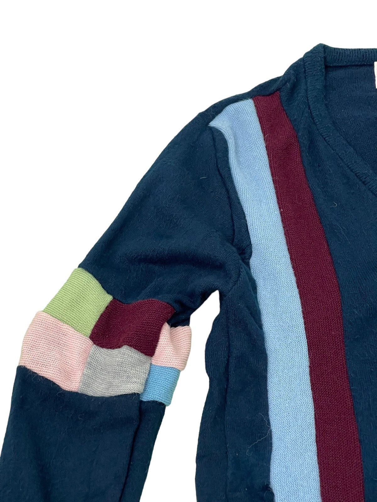 Christian Dior Monsieur Vtg Christian Dior Sweatshirt Striped Wool Like 5🟩0 Size US L / EU 52-54 / 3 - 5 Thumbnail