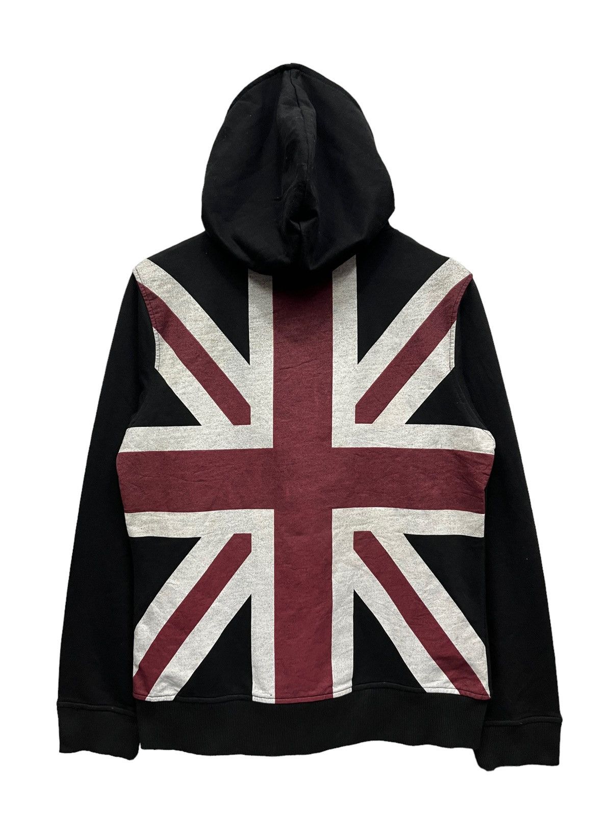 Pre-owned Seditionaries X Skulls In The Attic Punk Rockers Garment Big Unionjack Skull Hoodie In Black