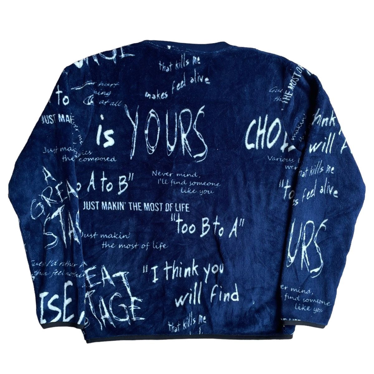 20471120 × Beauty Beast × Japanese Brand 🇯🇵 GENERATE WORDING FULL PRINT FLEECE SWEATSHIRT Size US XL / EU 56 / 4 - 2 Thumbnail