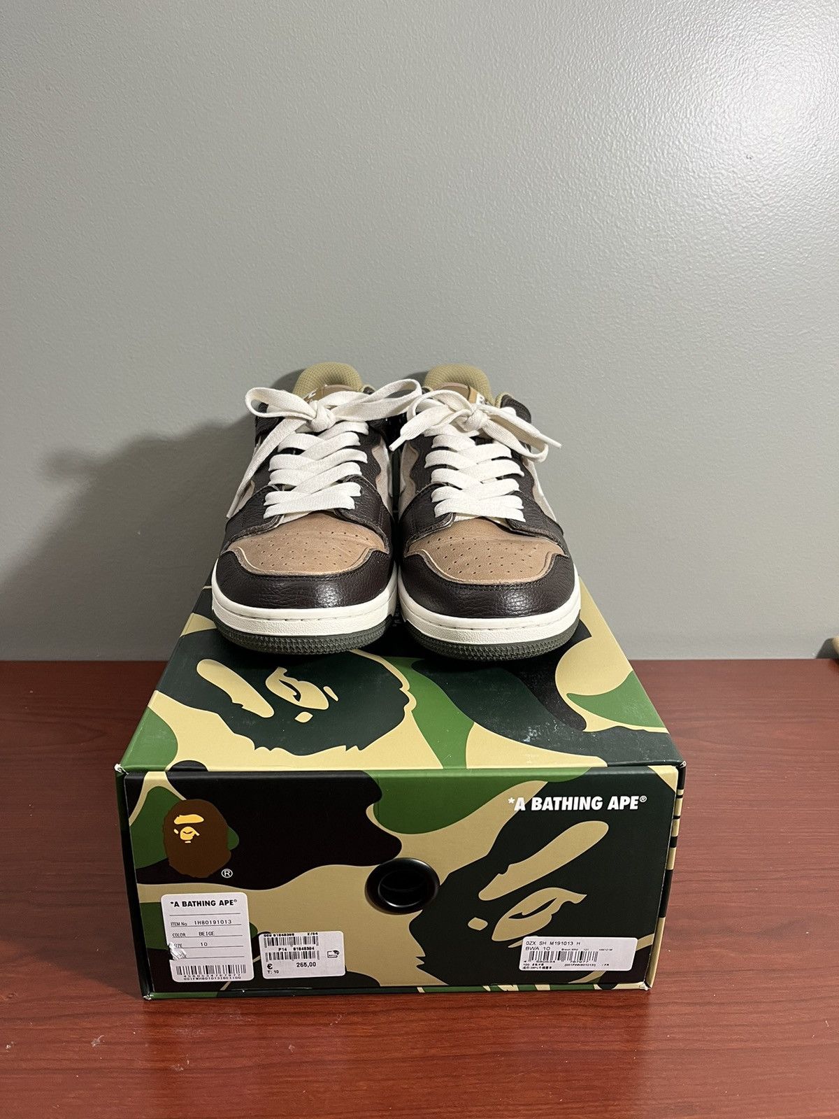 Bape BAPE SK8 STA - BEIGE Size US 10 / EU 43 - 5 Thumbnail