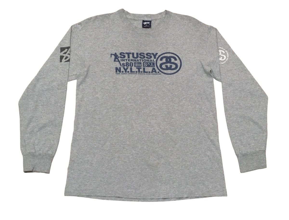 Stussy × Vintage Rare Design Vintage Brand Streetwear Stussy T-shirt 1990s Size US M / EU 48-50 / 2 - 1 Thumbnail
