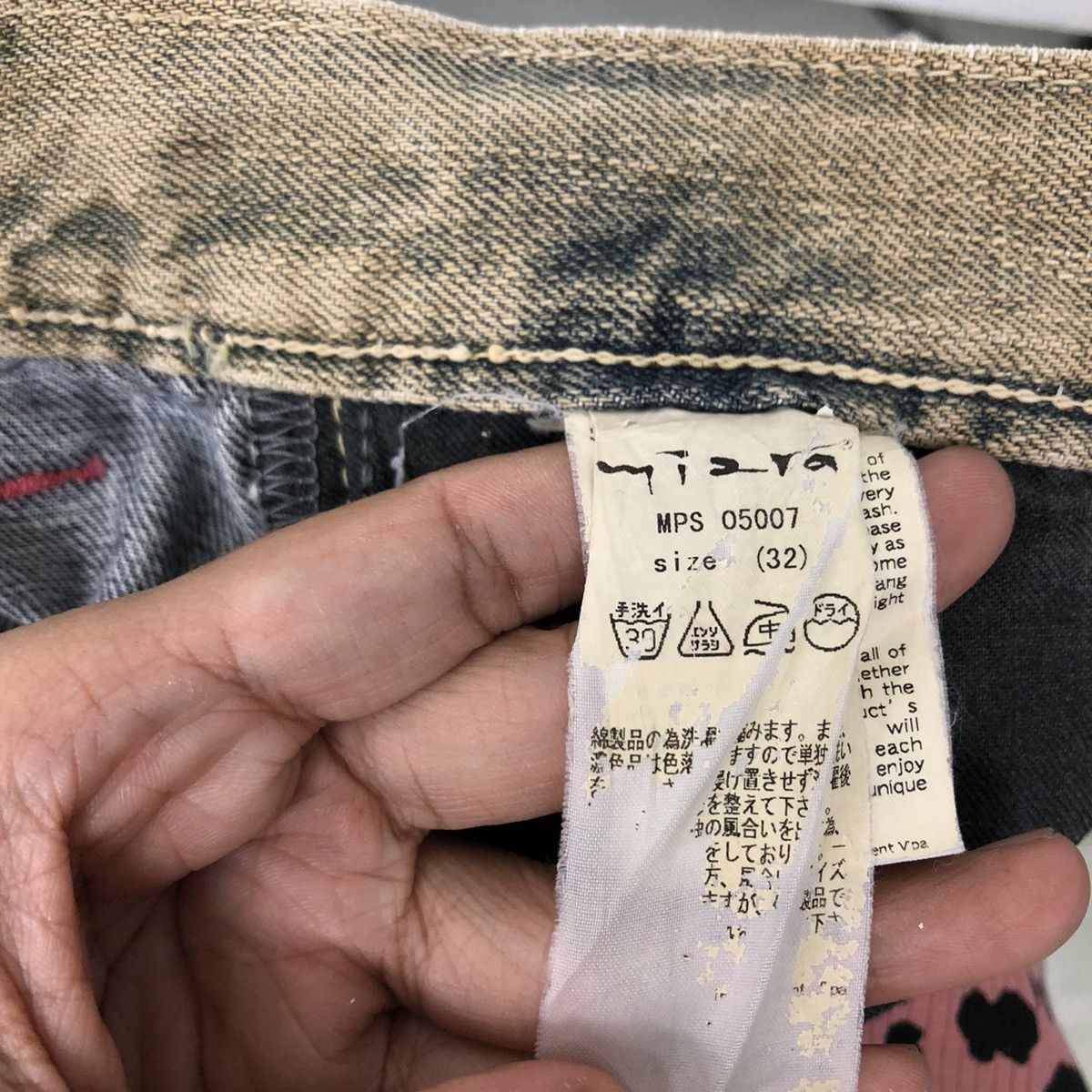 Japanese Brand VINTAGE DENIM JEANS SUKAJAN DESIGN BIG LOGO PUNK STYLE Size US 32 / EU 48 - 10 Thumbnail