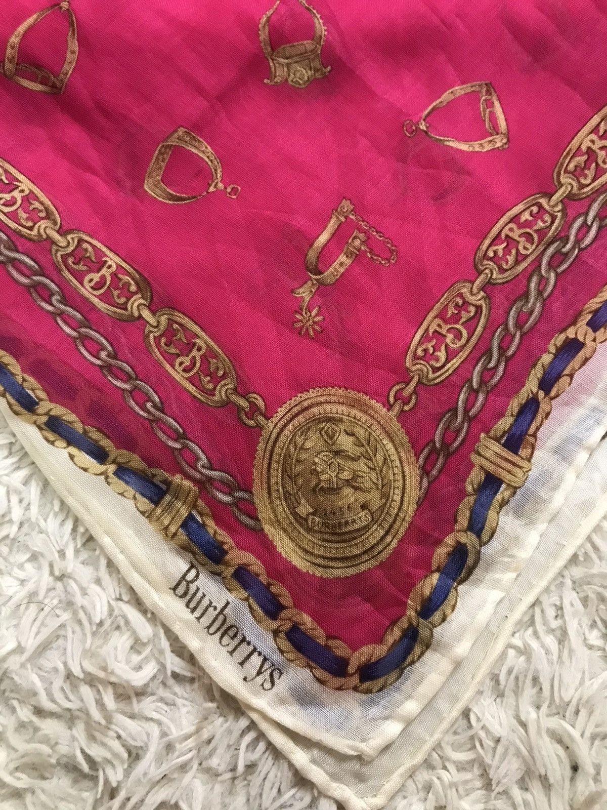 Burberry ‼️BURBERRY HANDKERCHIEF/BANDANA/NECKERCHIEF‼️ Size ONE SIZE - 5 Thumbnail