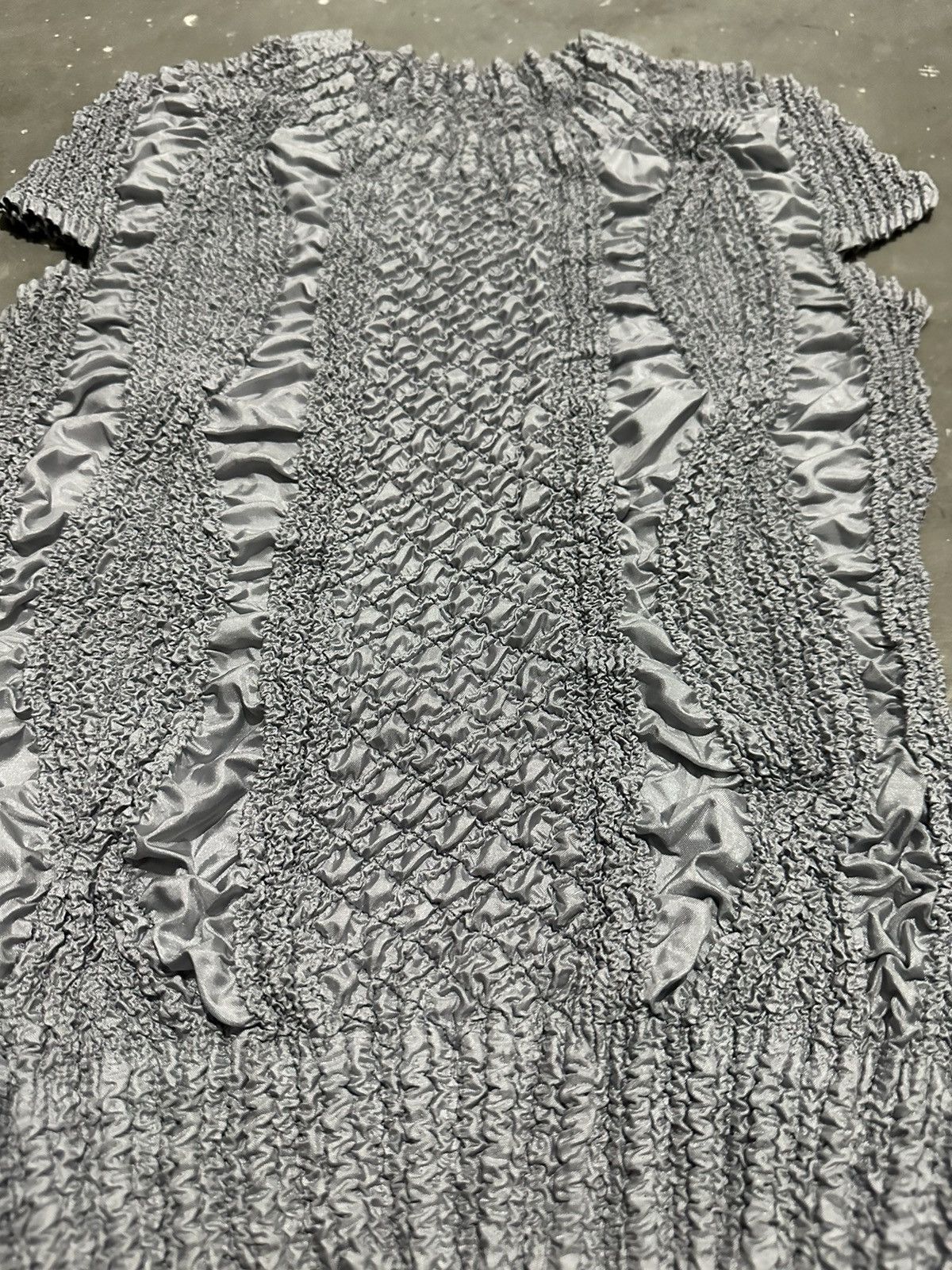 Japanese Brand Peplum by Yoshiki Hishinuma Crinkle pleats Stretch Tshirt Size M / US 6-8 / IT 42-44 - 5 Thumbnail