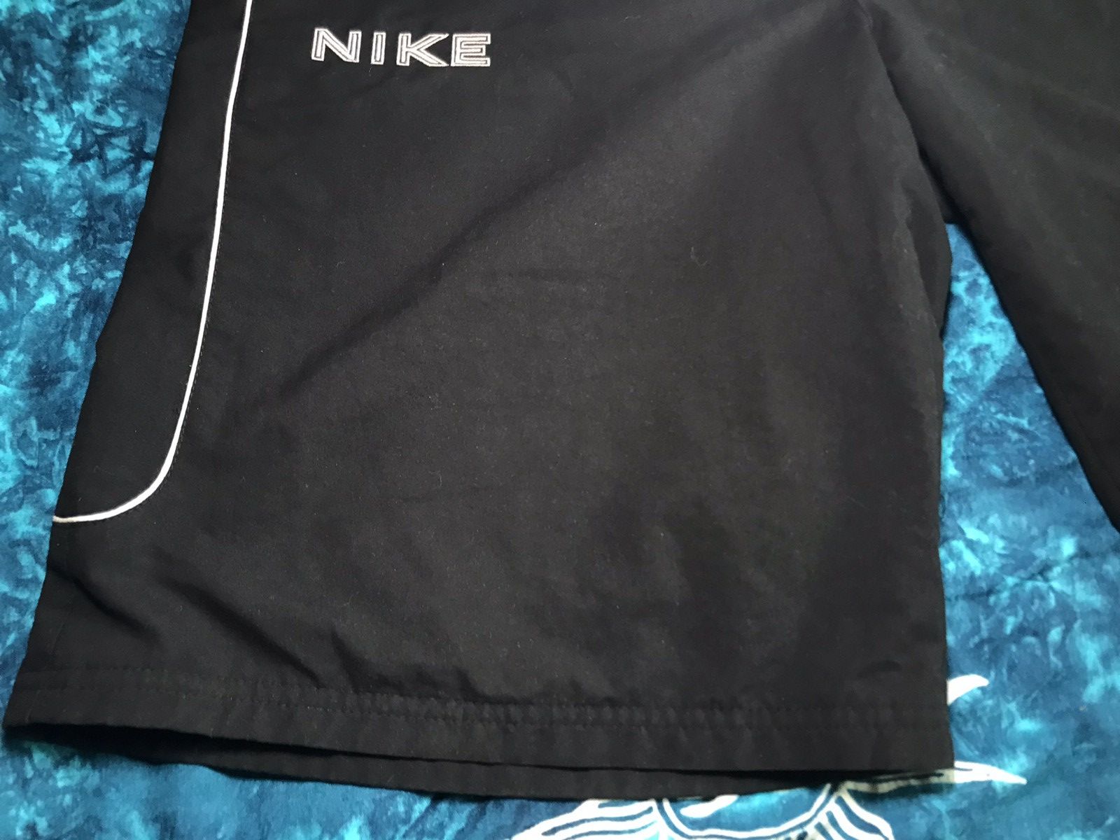 Nike Vintage Nike Shorts Swoosh Big Logo Y2K Drill 90s Size XL Size US 34 / EU 50 - 5 Thumbnail