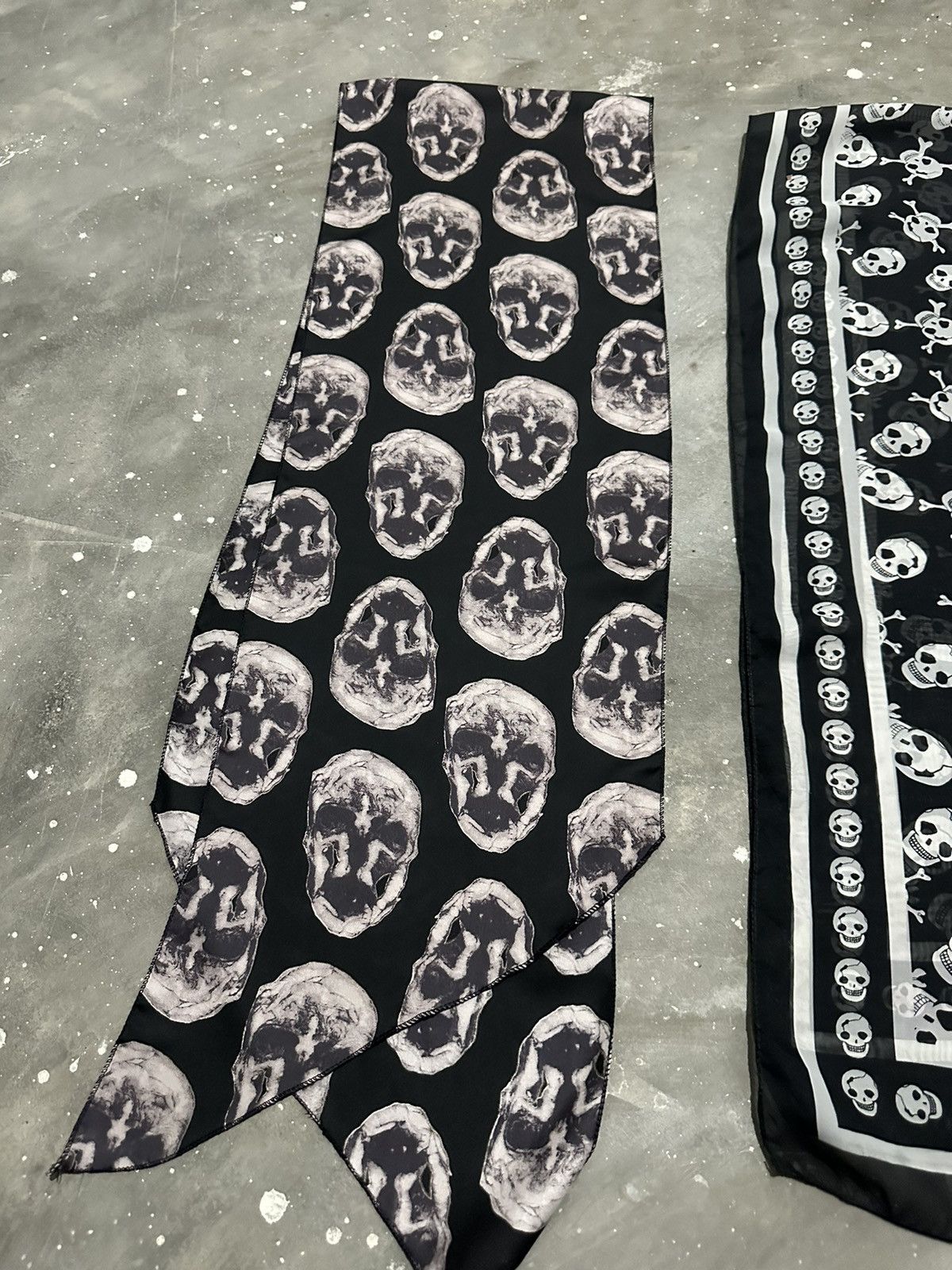 Other 2 item Skull Skeleton Punk Scarves Size ONE SIZE - 8 Thumbnail